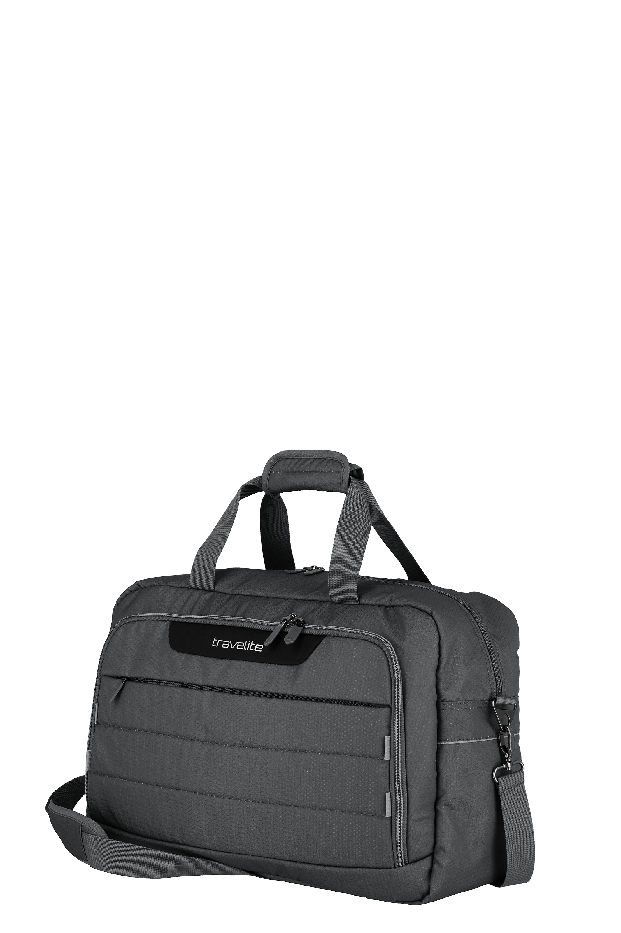 Travelite Business Tasche in Anthrazit mit Schultergurt – Praktische Laptoptasche für Büro und Reisen