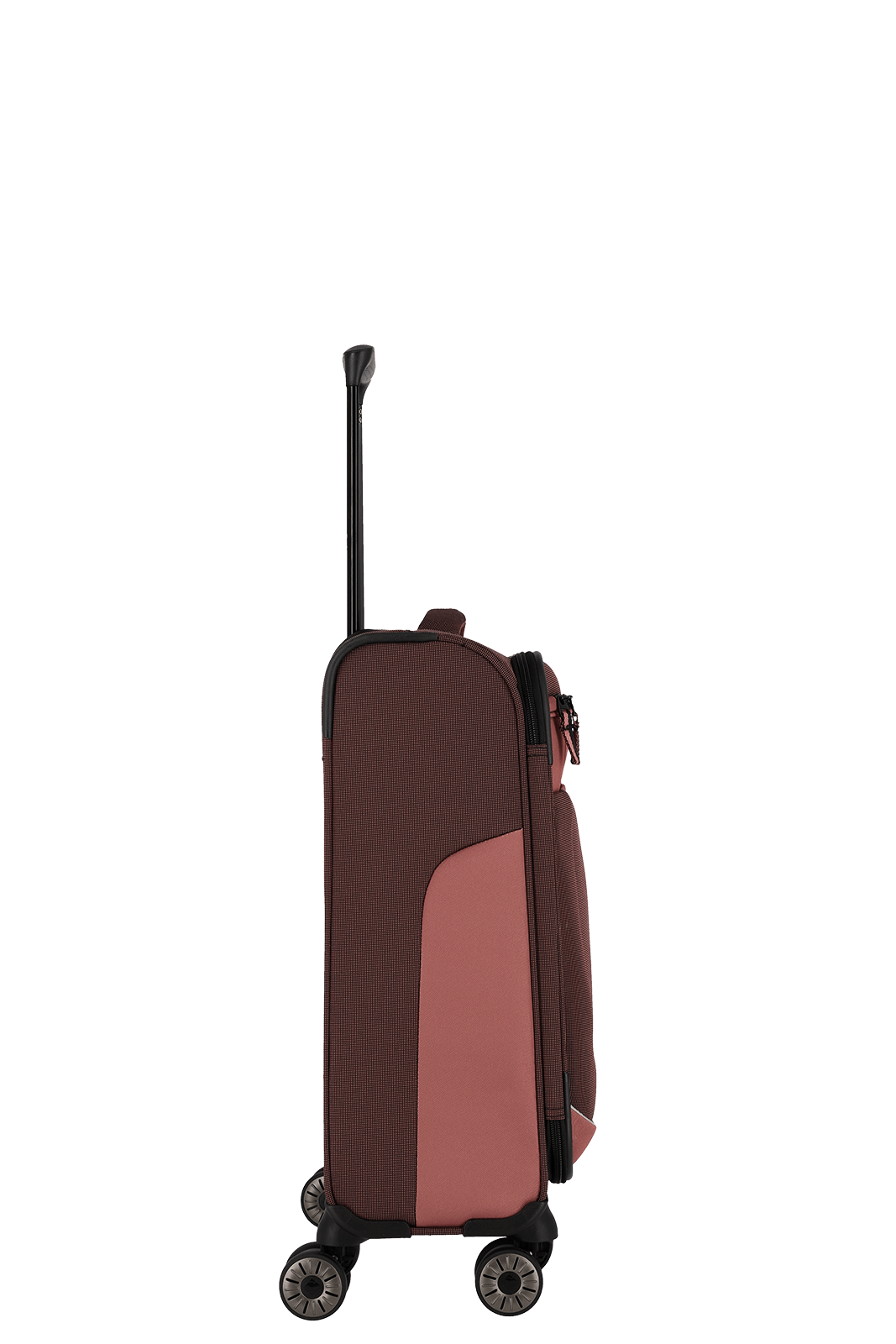 Frühlingsrose Viia Weichgepäck Koffer Seitenansicht von travelite Größe S
