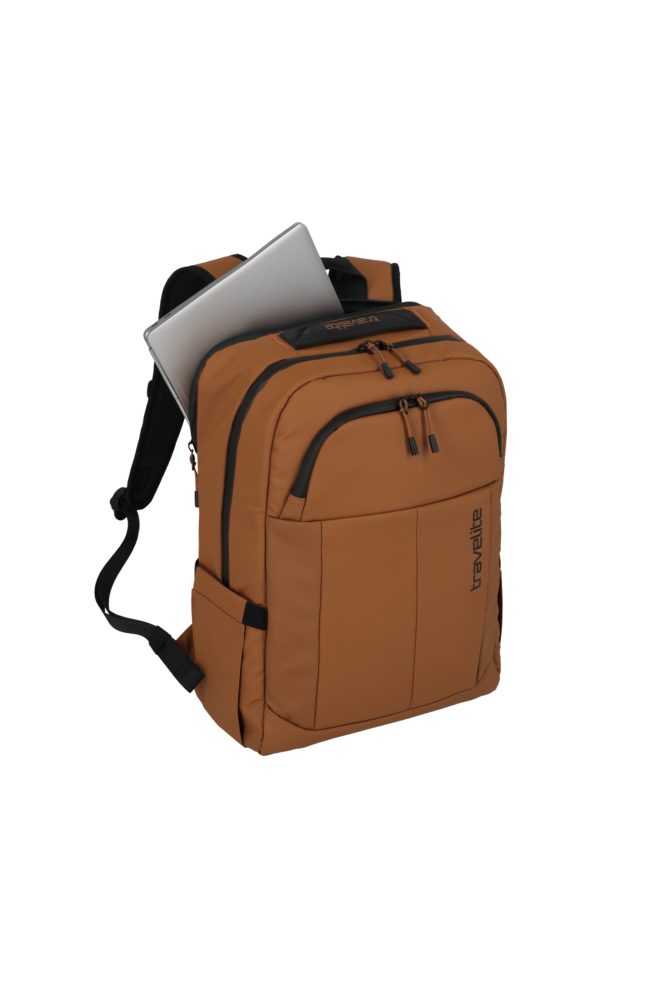 Travelite Rucksack in Braun mit Laptopfach – Moderner Tagesrucksack für Arbeit und Freizeit