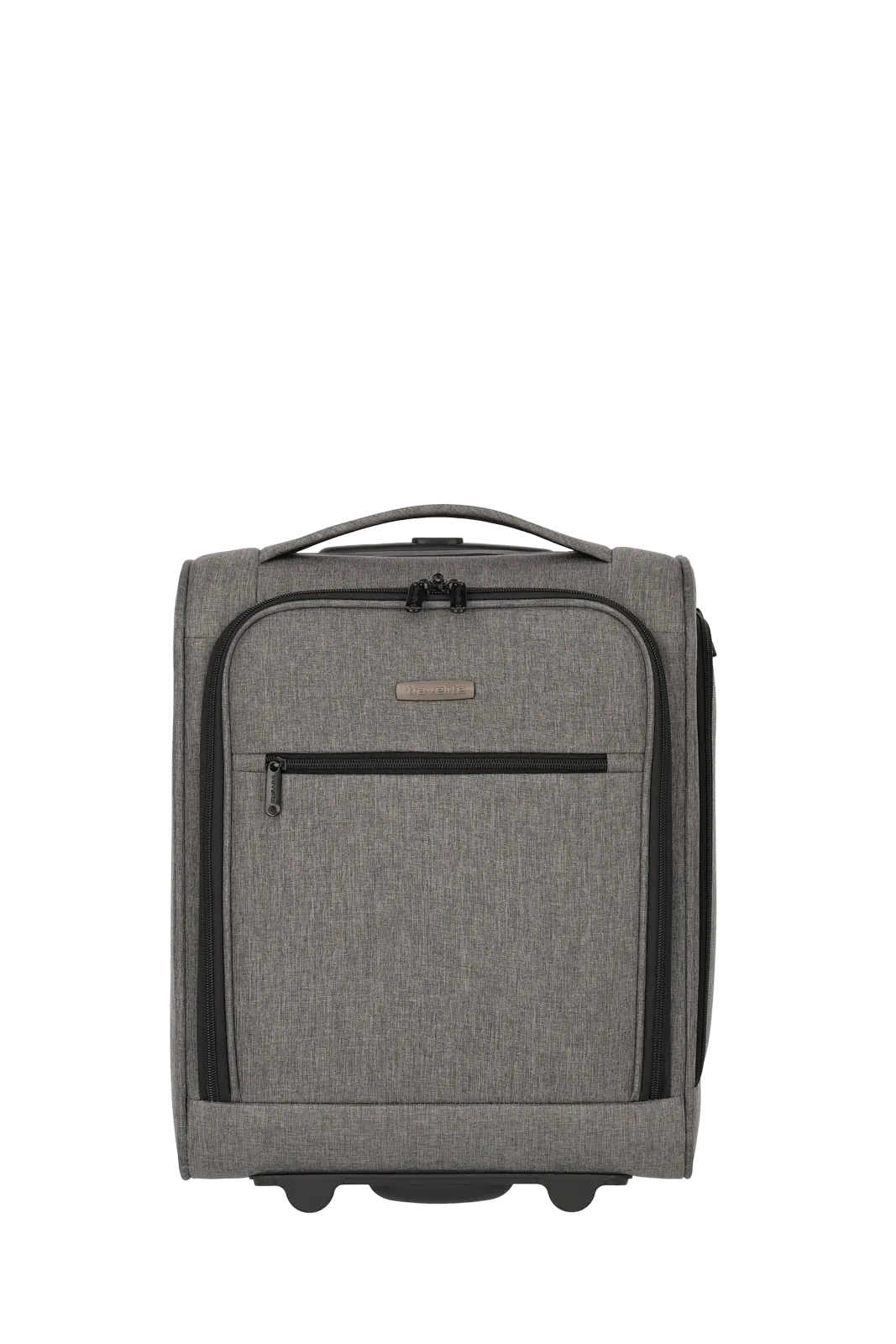 travelite Cabin Koffer S 43cm grau melange Ein travelite Koffer der Serie Cabin Frontansicht Größe S 43cm in grau melange