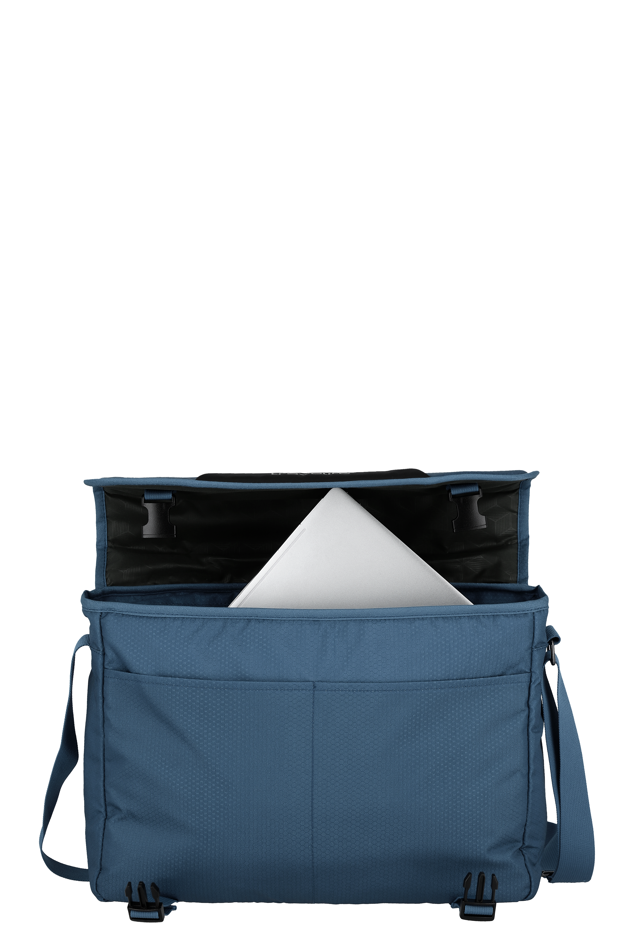 Blaue Umhängetasche für Laptops mit Laptopfach – ideal für Beruf und Freizeit