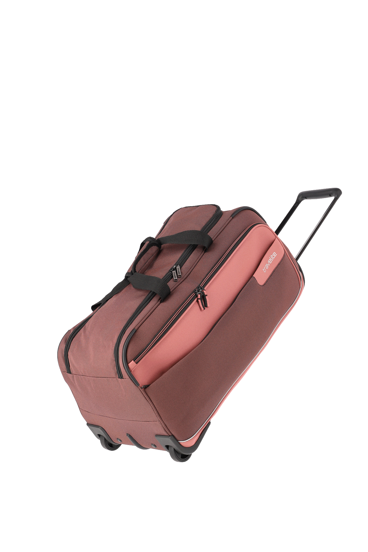 Frühlingsrose Viia Trolley-Reisetasche schräg Ansicht von travelite