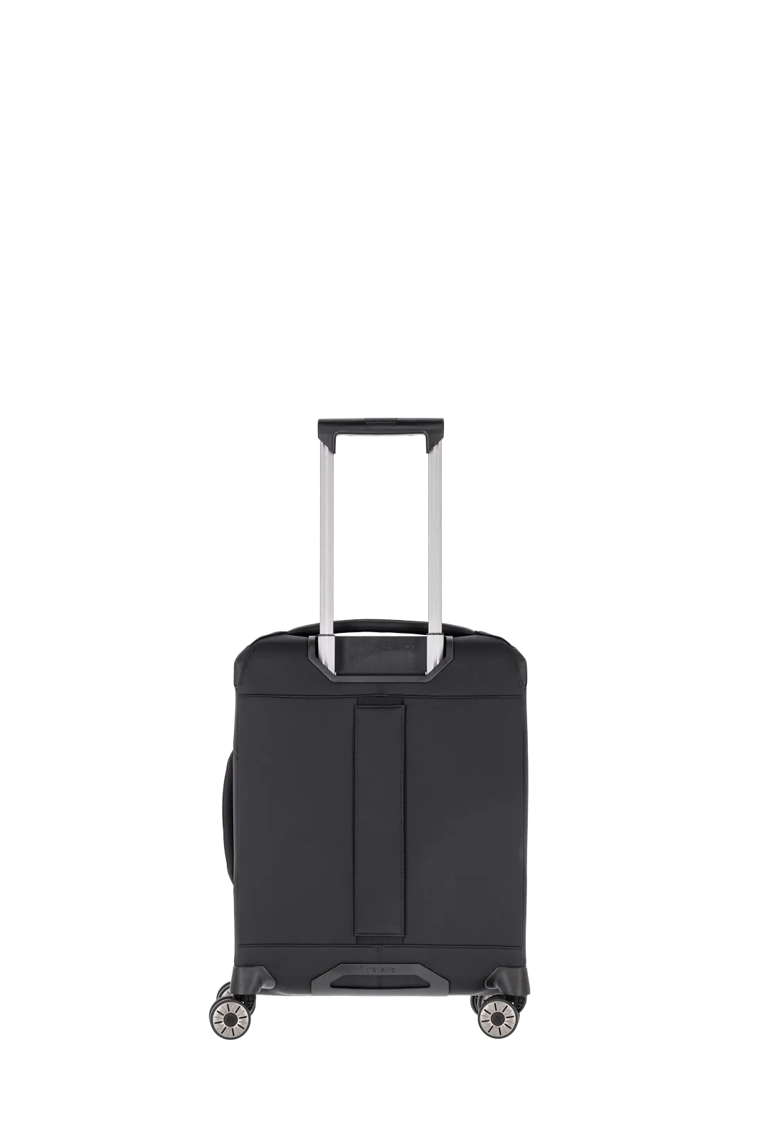 travelite schwarzer Priima Weichgepäck Koffer von hinten Größe S