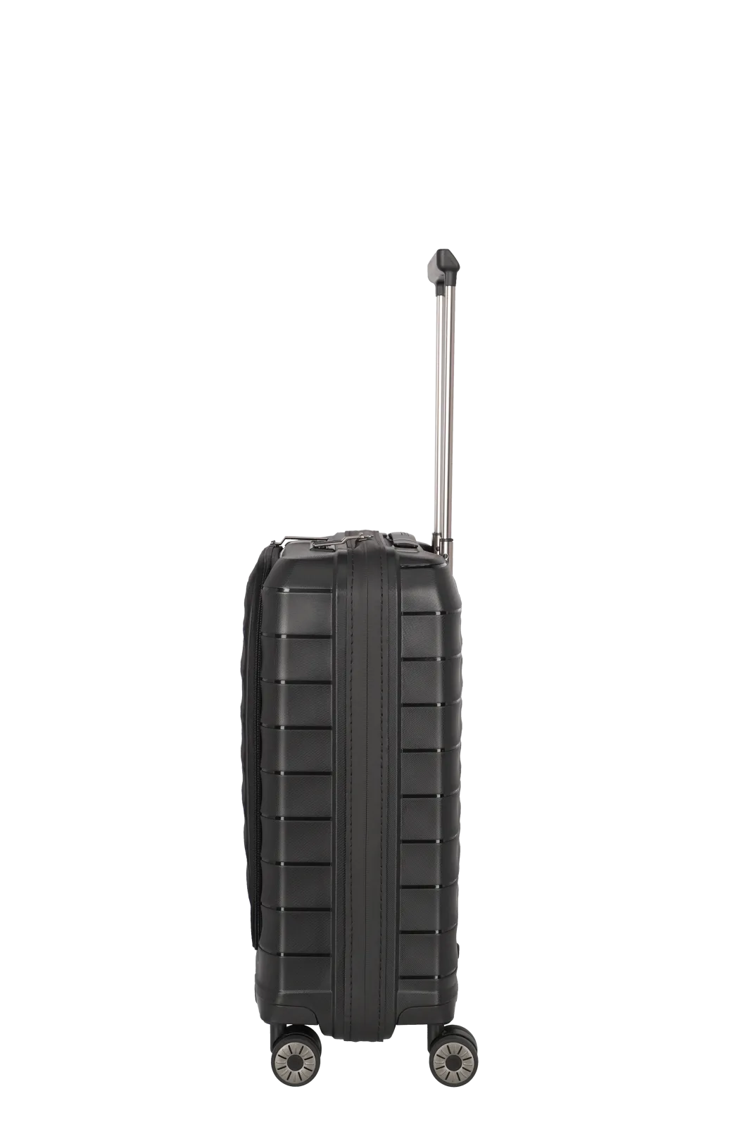 Mooby in Schwarz Groesse S mit Vortasche Seitenansicht rechts