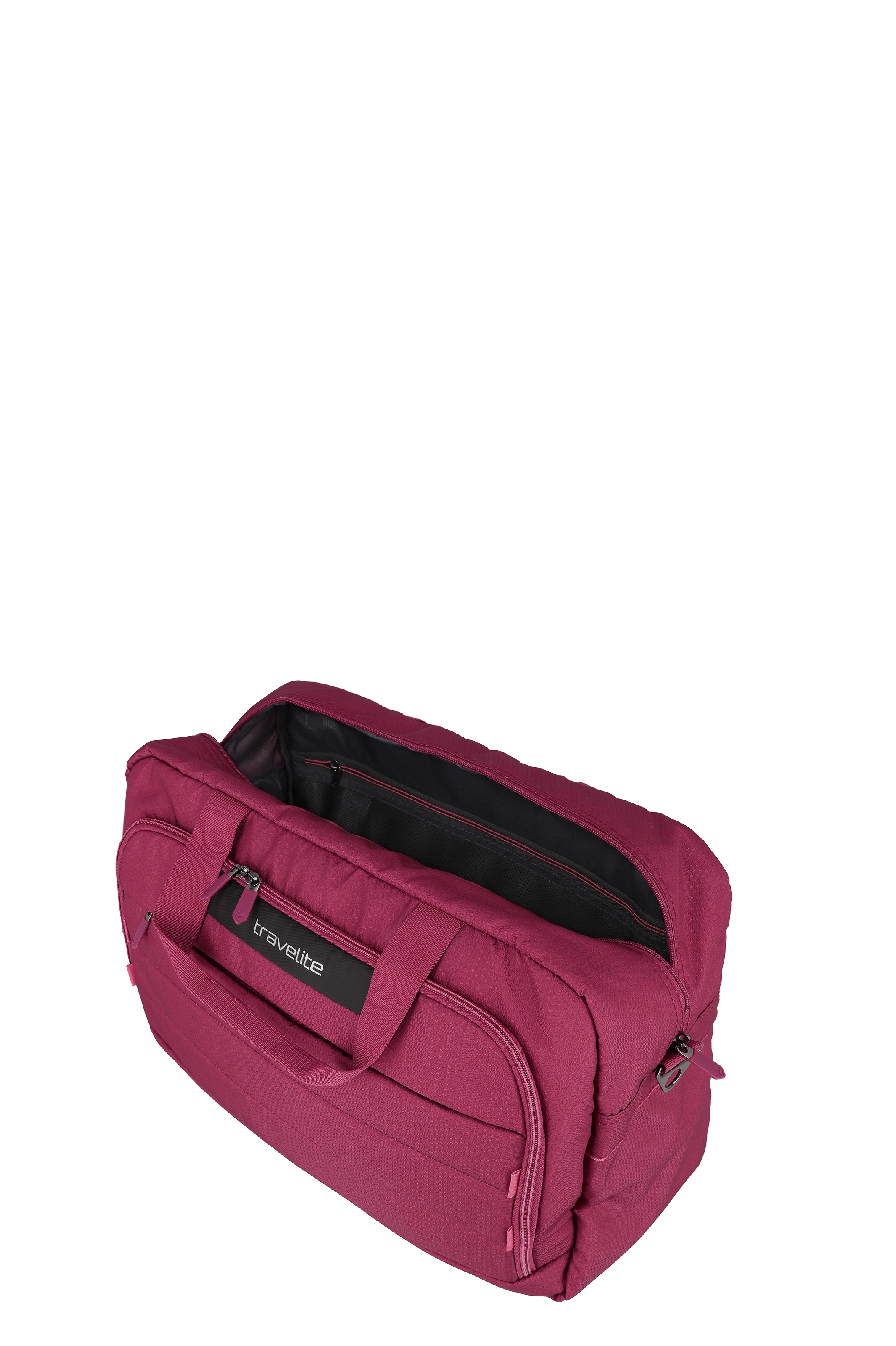Travelite Reisetasche in Bordeaux mit großem Hauptfach und Reißverschlusstasche