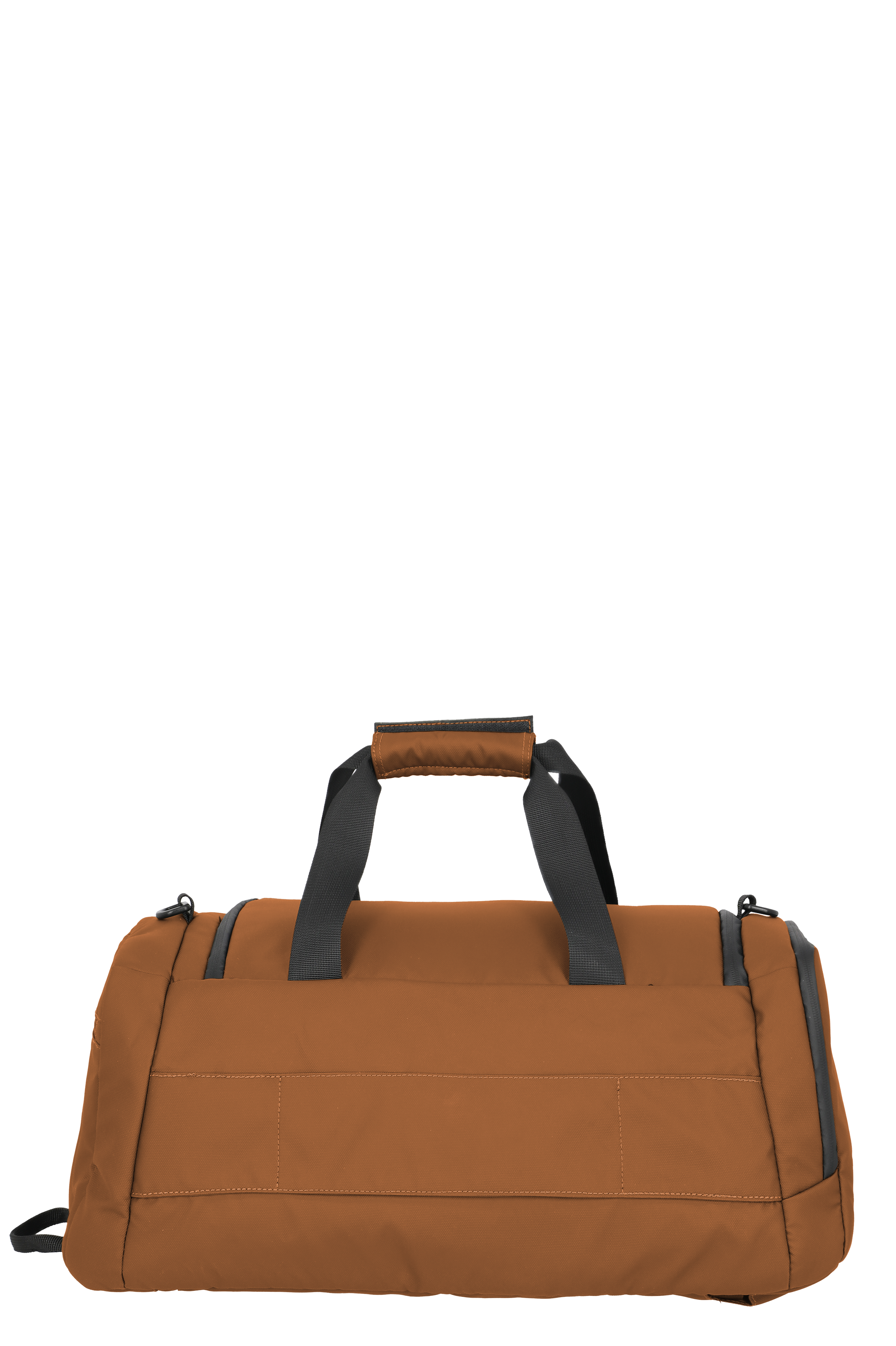 Robuste Reisetasche in Braun mit schwarzen Tragegriffen – ideale Sport- oder Freizeittasche