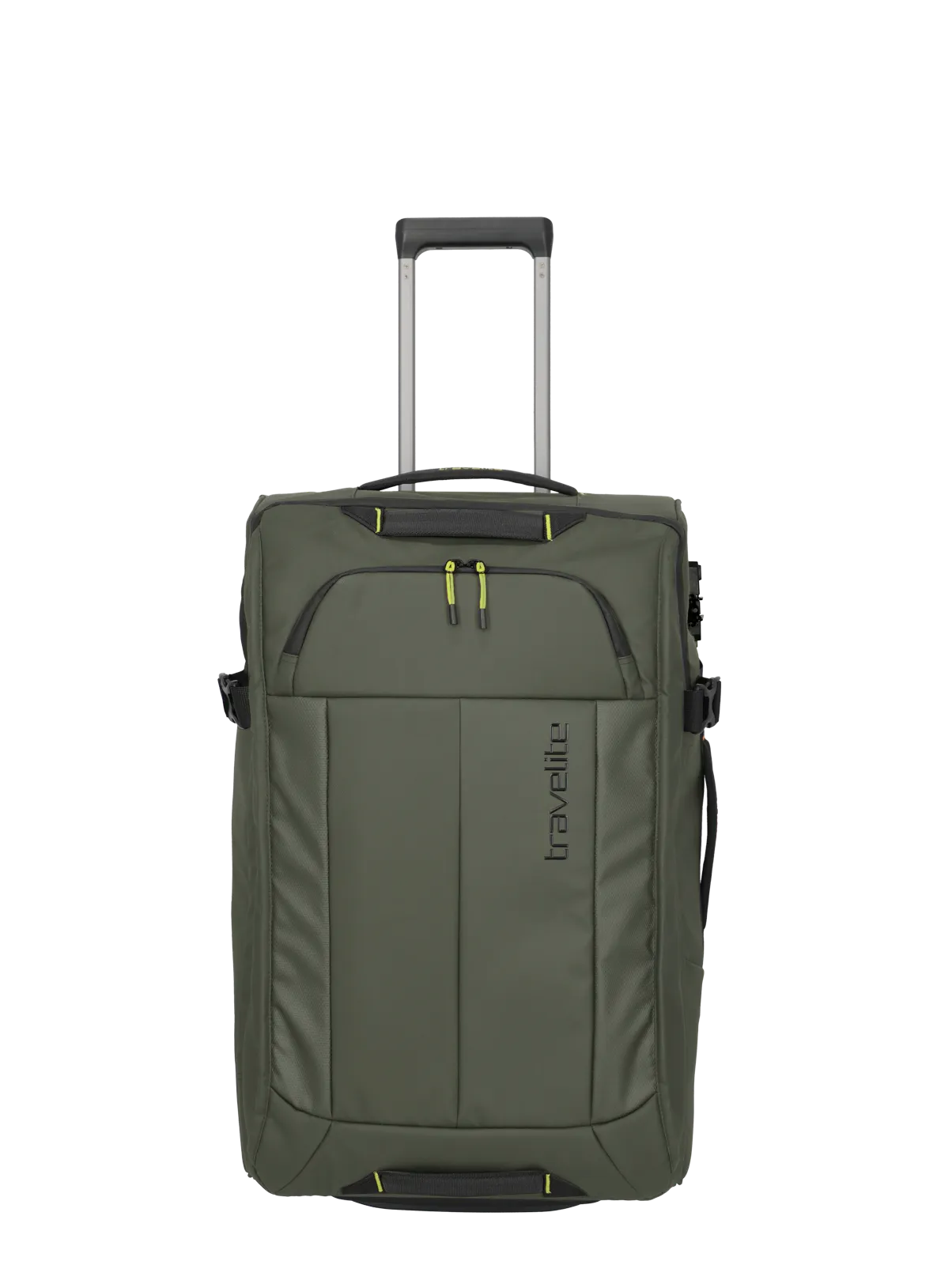 travelite Briize Rollenreisetasche Gr. M khaki Eine travelite Rollenreisetasche der Serie Briize Größe M 67cm Frontansicht in khaki