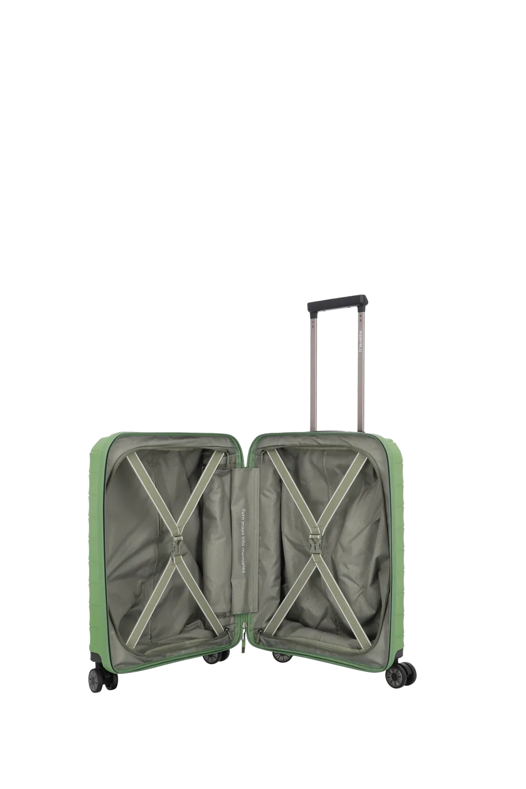 Mooby in Gruen Groesse S Innenansicht Packgurte