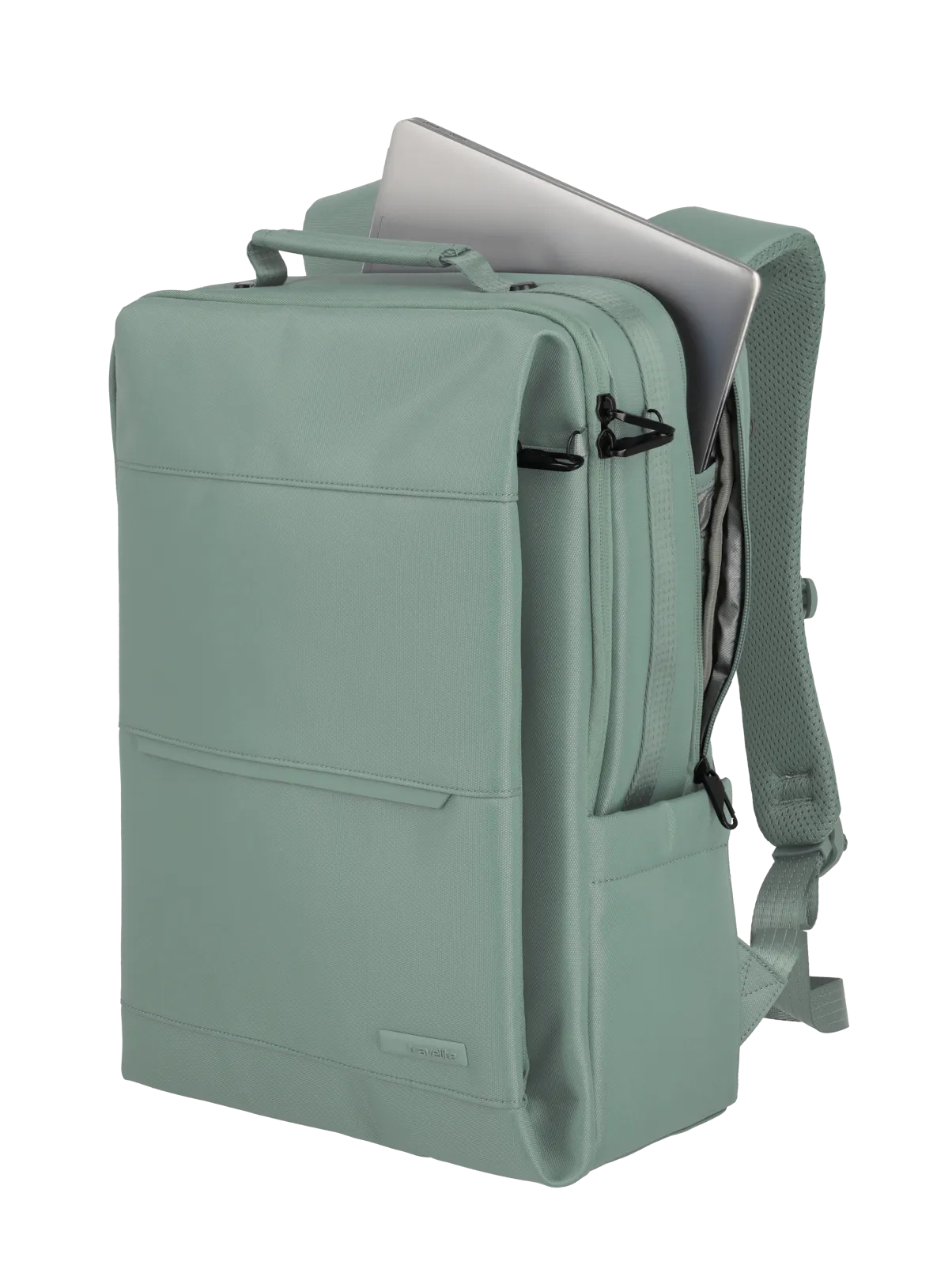 Moderner mintgrüner Rucksack mit Laptopfach – ideal für Arbeit, Uni und Reisen