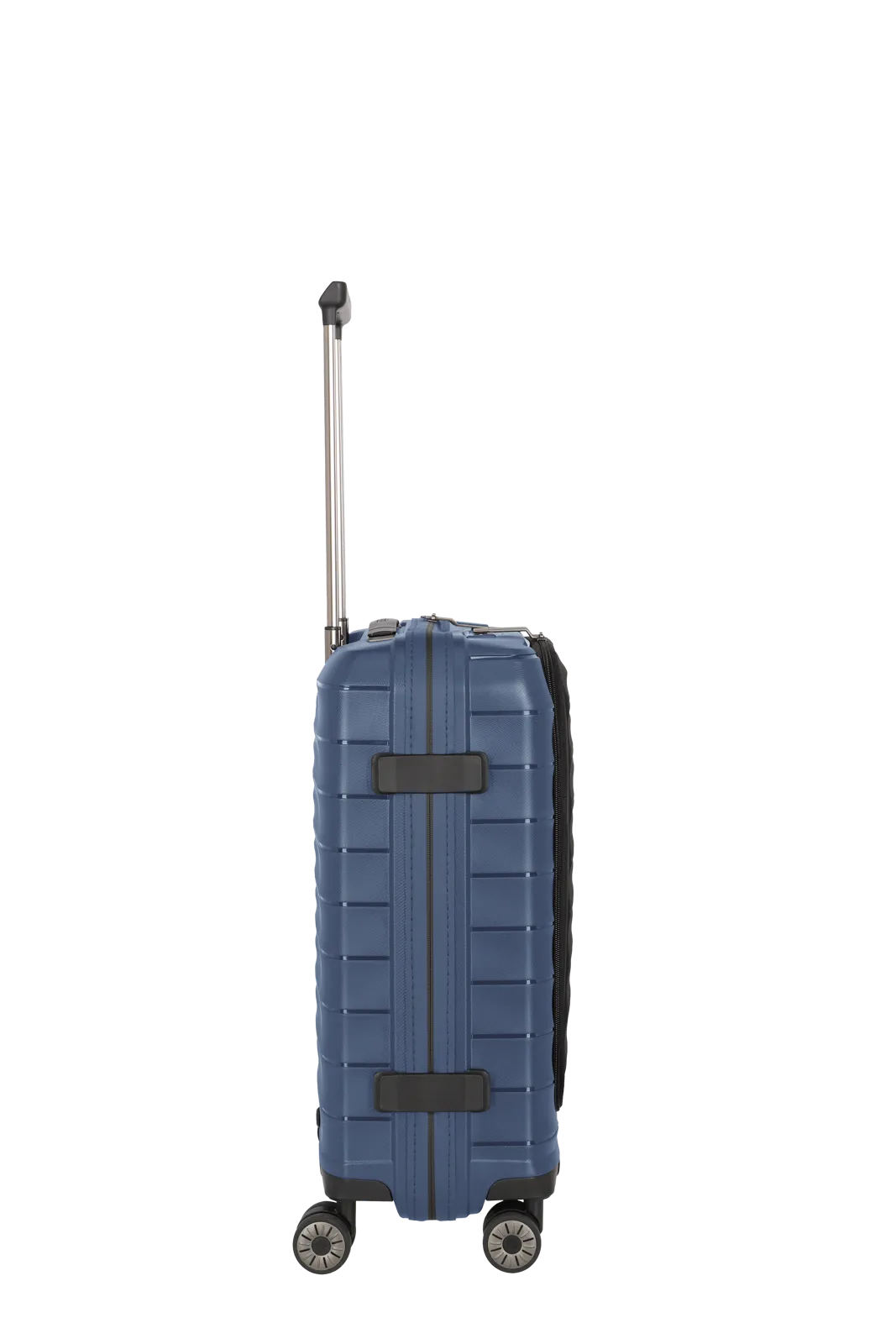 Mooby in Blau Groesse S mit Vortasche Seitenansicht links