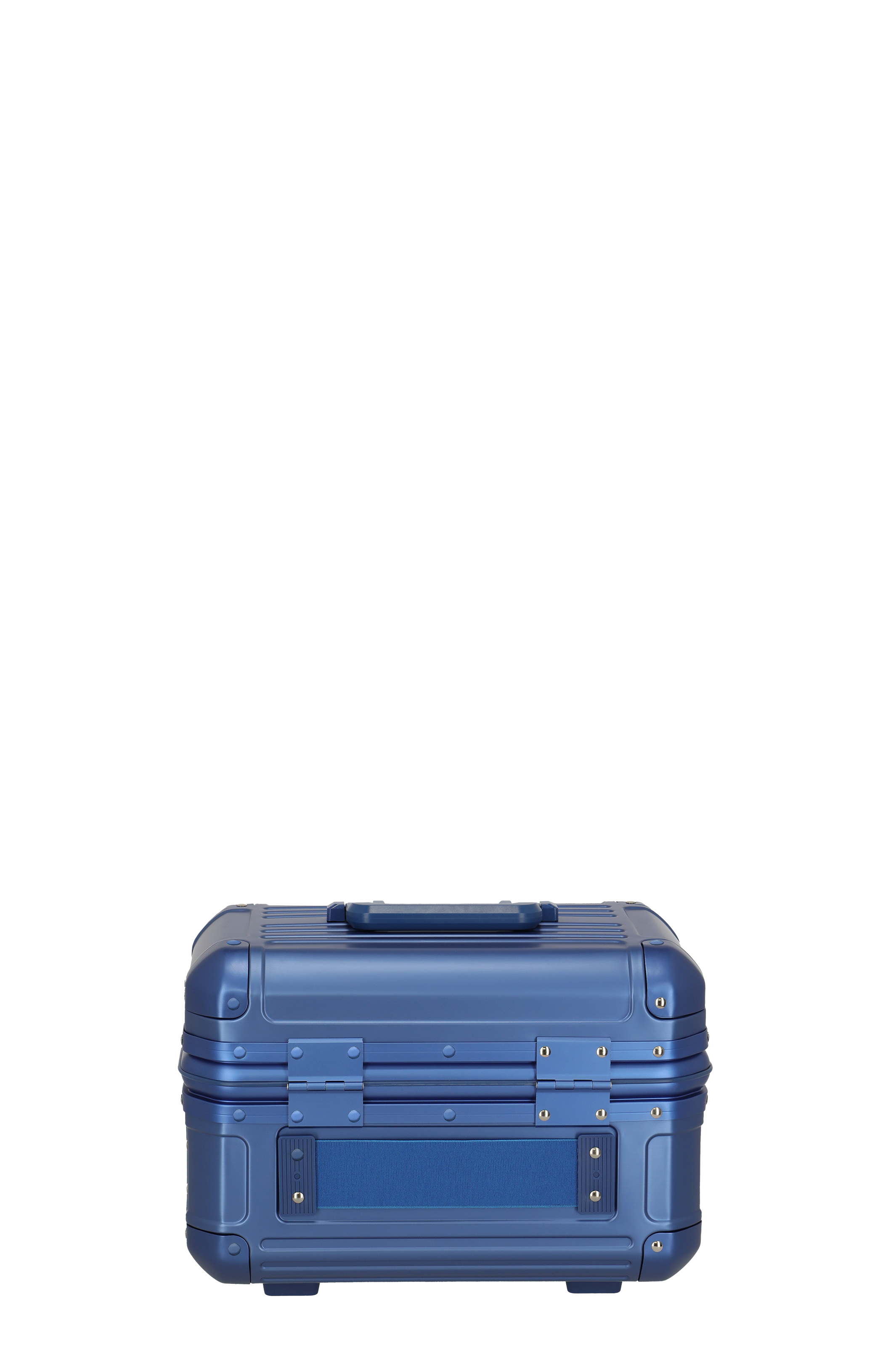 Blauer robuster Aluminiumkoffer – ideal für Reisen oder zur sicheren Aufbewahrung von Wertgegenständen