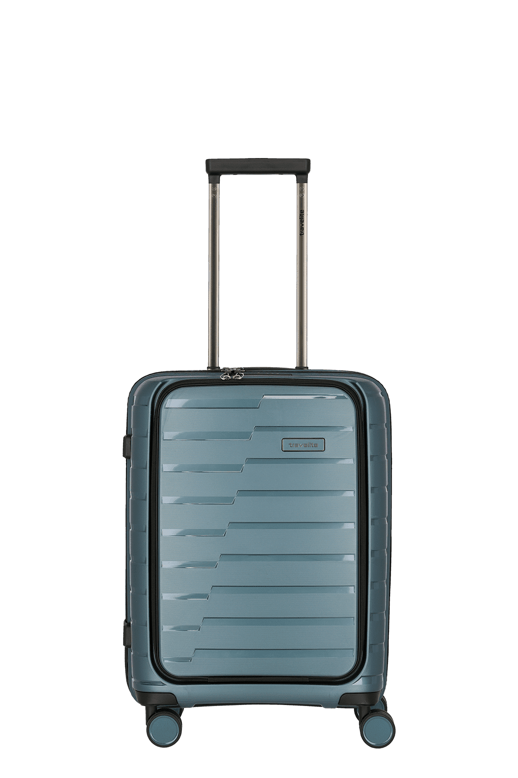 travelite Air Base Trolley S mit Vortasche in Blau travelite Air Base Trolley S mit Vortasche in Blau
