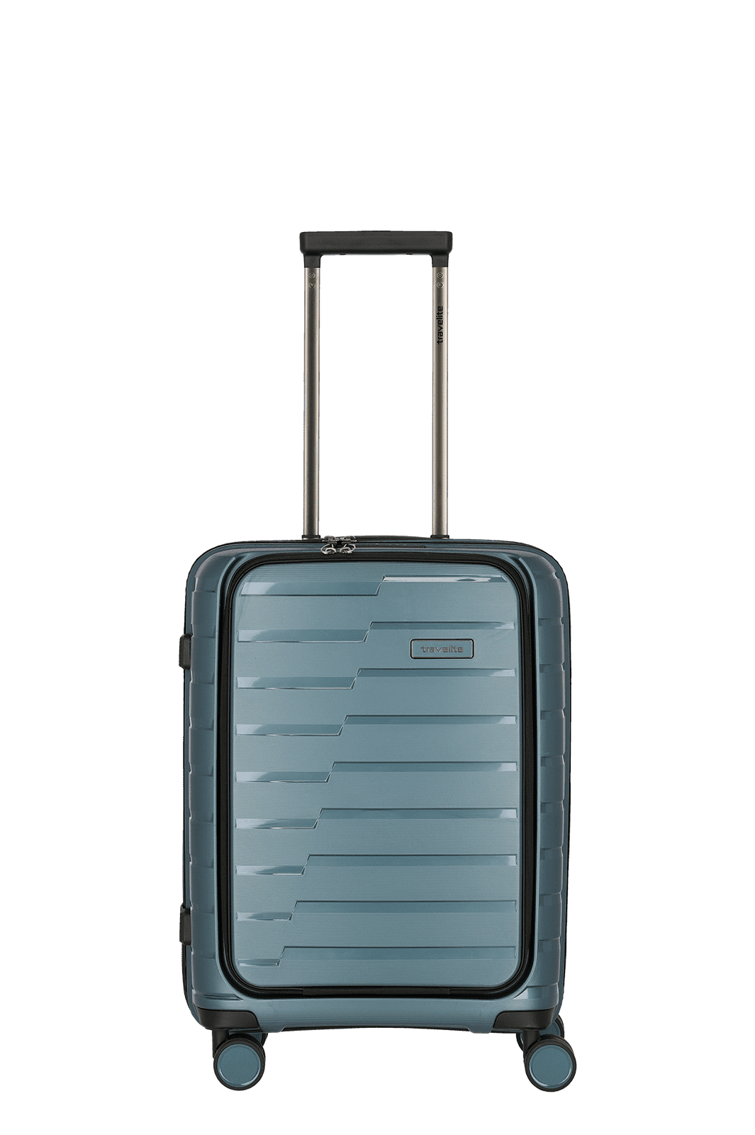 travelite Air Base Trolley S mit Vortasche in Blau