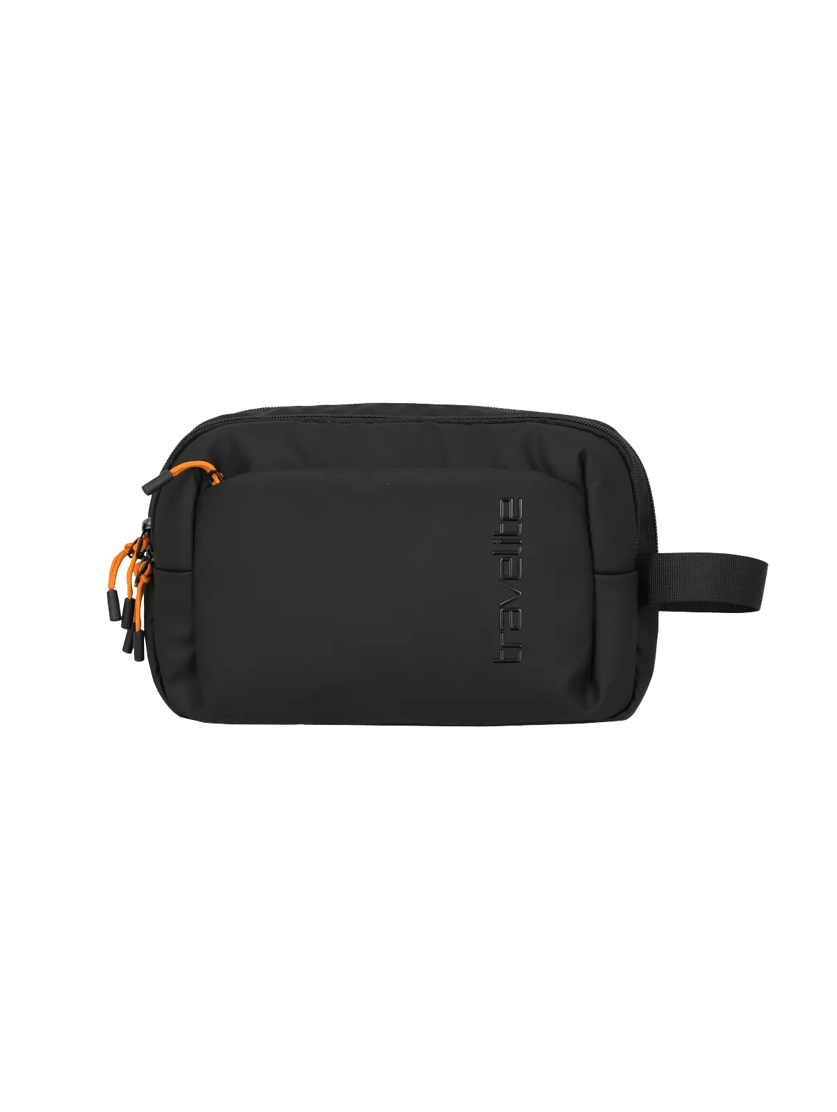 travelite briize Kulturtasche schwarz Eine travelite Kulturtasche der Serie Briize Frontansicht in schwarz
