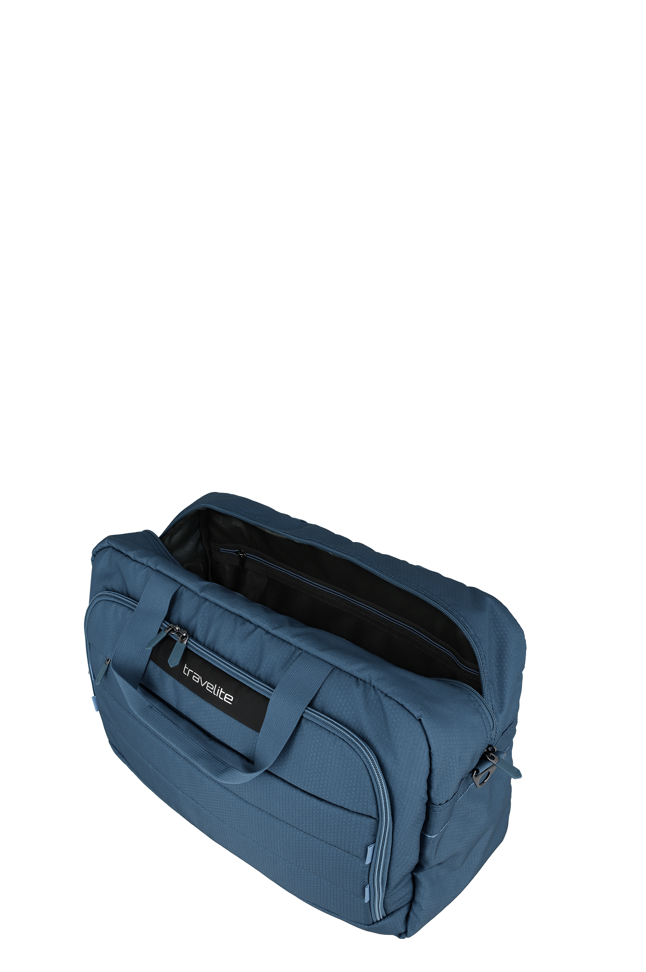 Travelite Reisetasche in Blau mit großem Hauptfach und Reißverschluss – ideal als Handgepäck