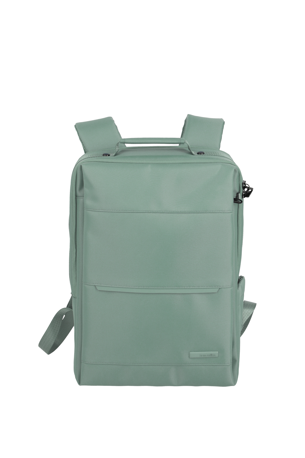 Moderner Rucksack in Mintgrün mit großzügigem Hauptfach und gepolsterten Schultergurten Mintgrüner Rucksack mit großem Hauptfach und gepolsterten Schulterriemen, ideal für Alltag und Reisen