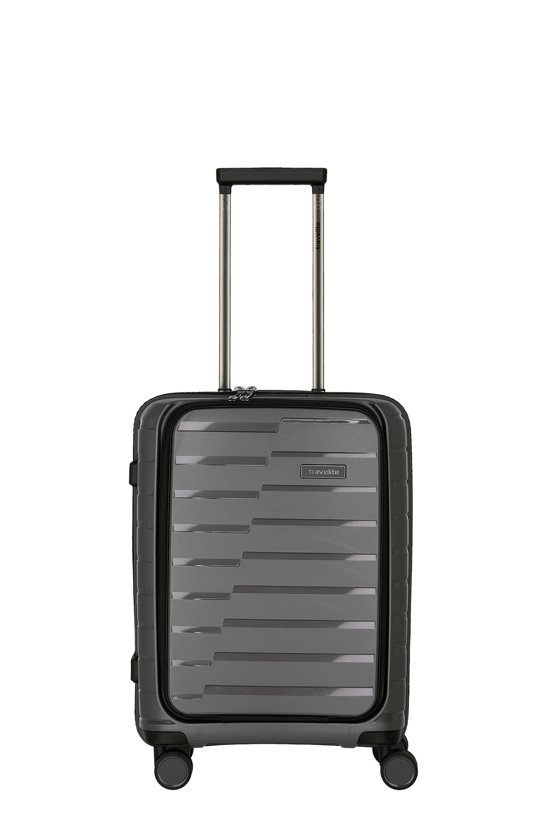 travelite Air Base Trolley S mit Vortasche in Anthrazit travelite Air Base Trolley S mit Vortasche in Anthrazit