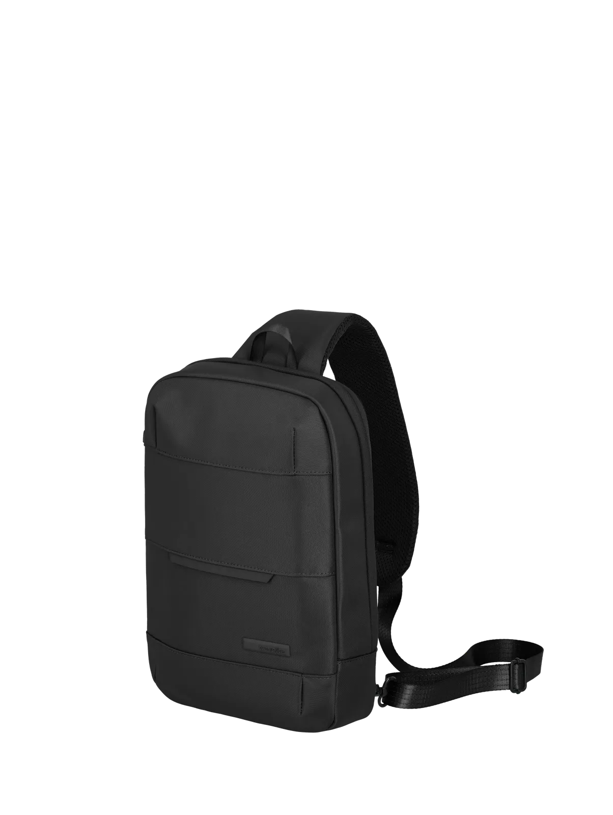 Schwarzer Sling-Rucksack – kompakter, moderner Tagesrucksack für Freizeit und Alltag