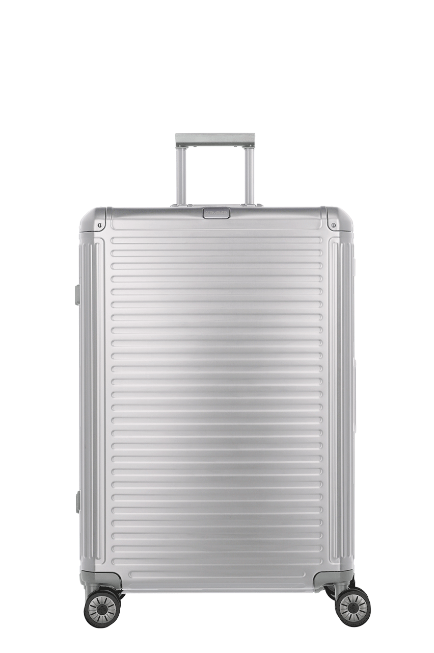 travelite Next Aluminiumkoffer Größe L (77 cm) in  Silber