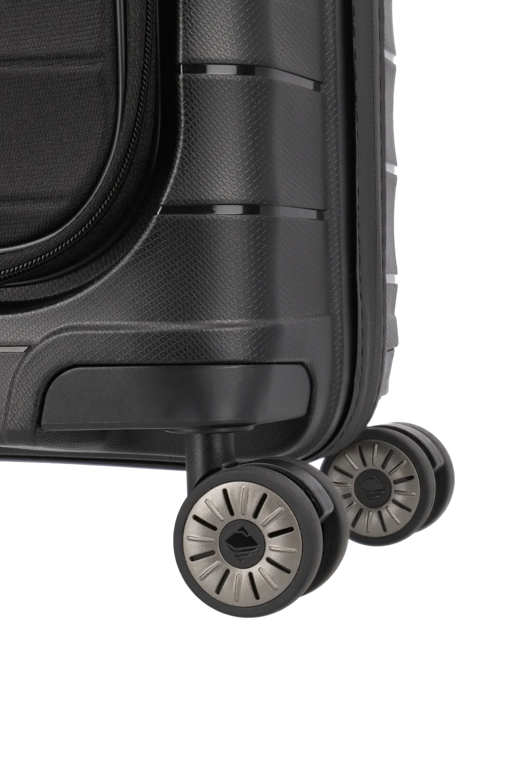 Mooby in Schwarz Groesse S mit Vortasche Detailbild Rollen