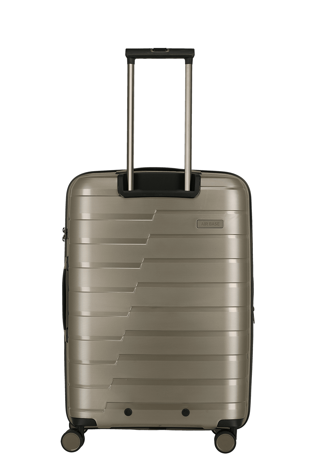 travelite AirBase Koffer von hinten in champagner Größe M