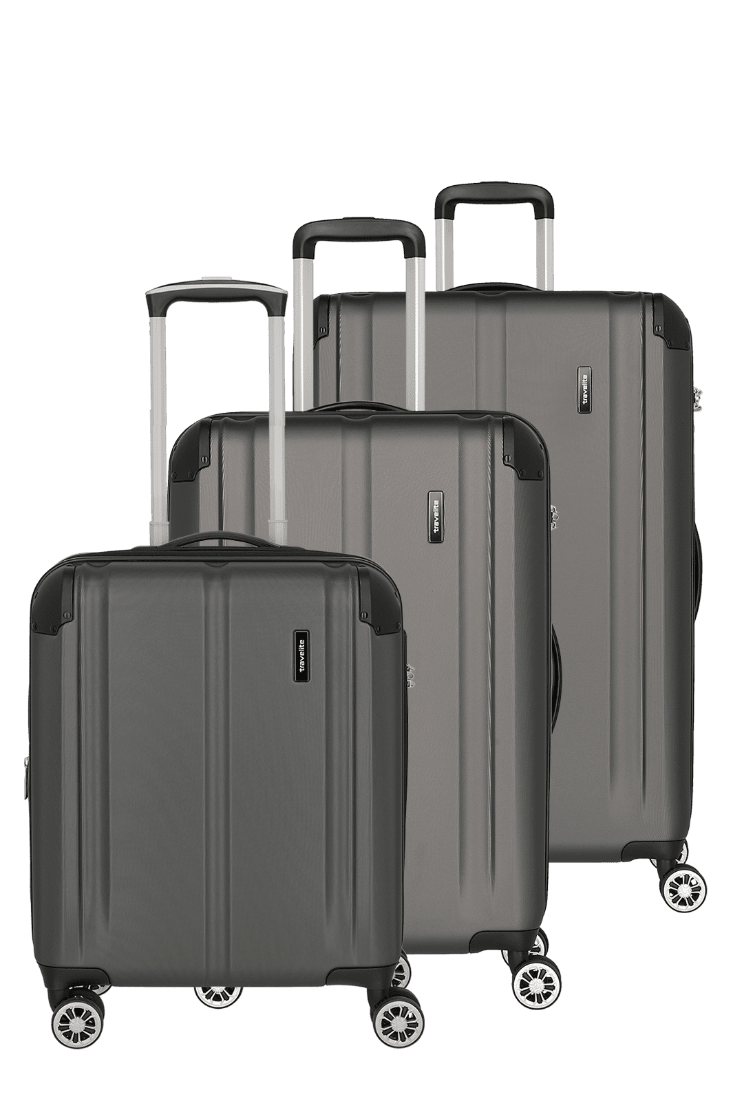 City - Extra durable hard shell trolleys - travelite