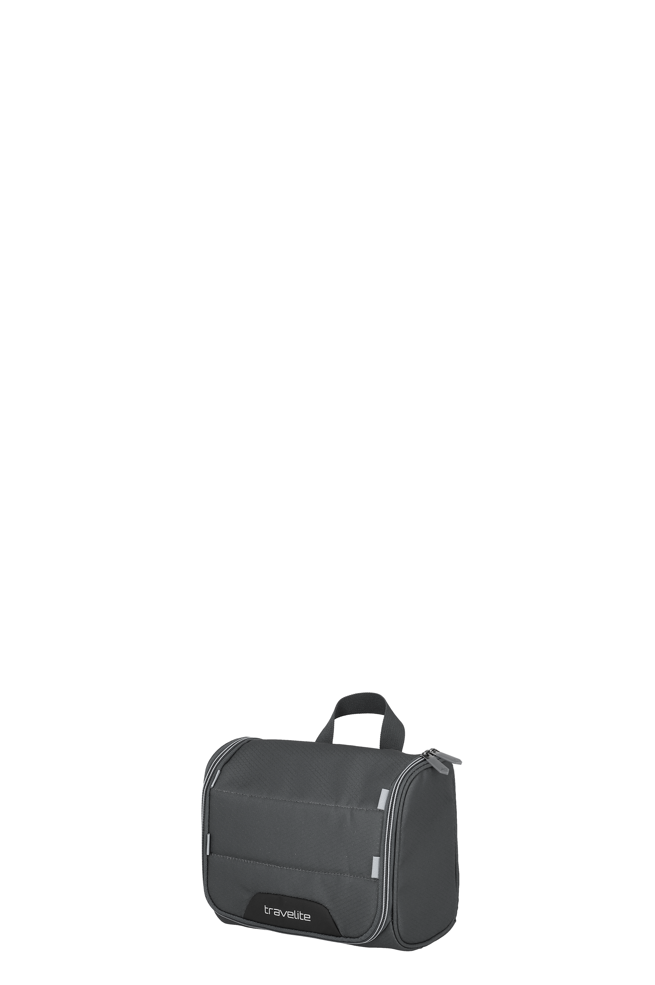 Travelite Kulturtasche in Schwarz – praktische und kompakte Waschtasche für Reisen
