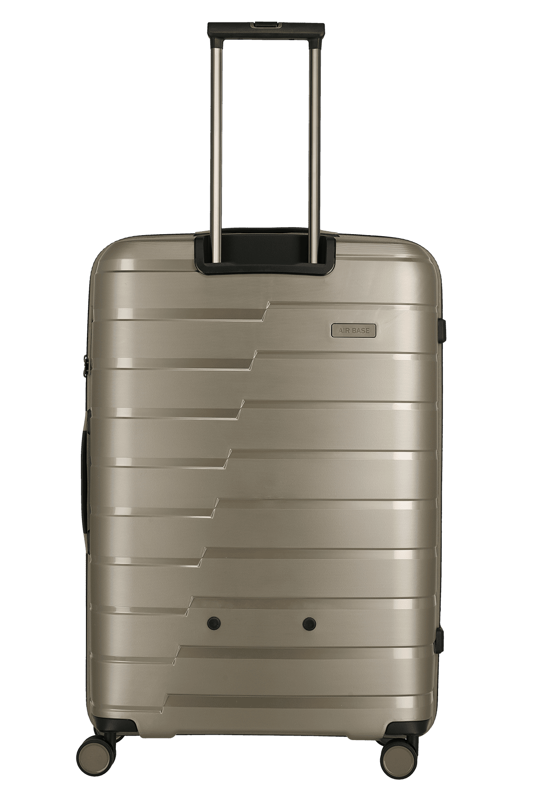 travelite AirBase Koffer von hinten in champagner Größe L