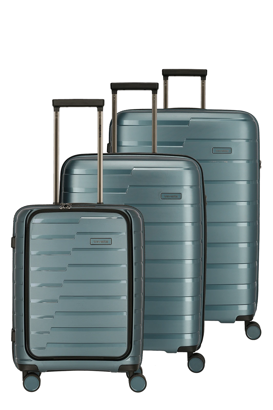 travelite AirBase Koffer 3-teiliges Set in Blau