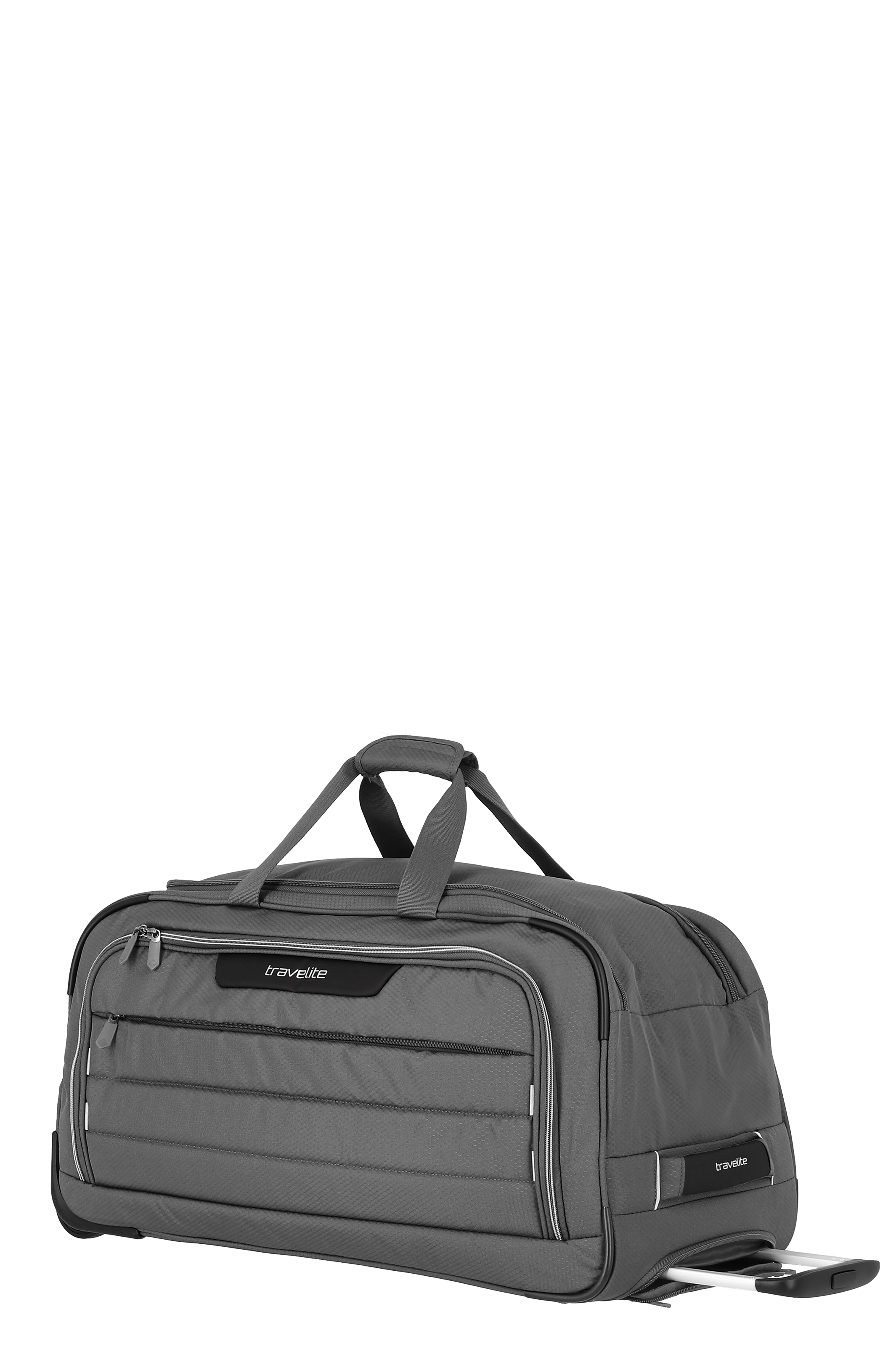 Travelite Reisetasche mit Rollen in Grau – praktische und geräumige Tasche für Reisen