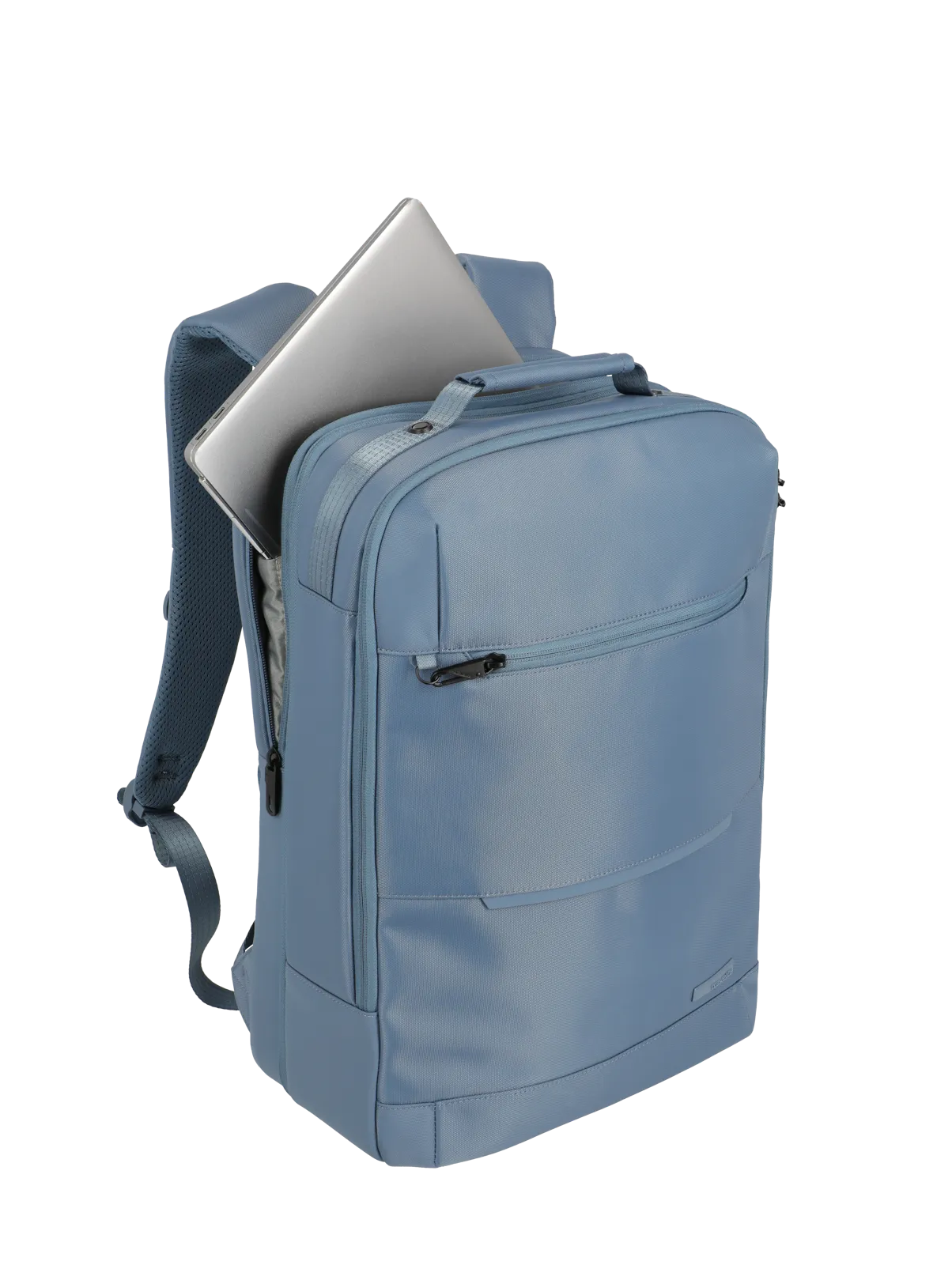 Hellblauer Rucksack mit Laptopfach – moderner Tagesrucksack für Arbeit, Schule oder Reisen