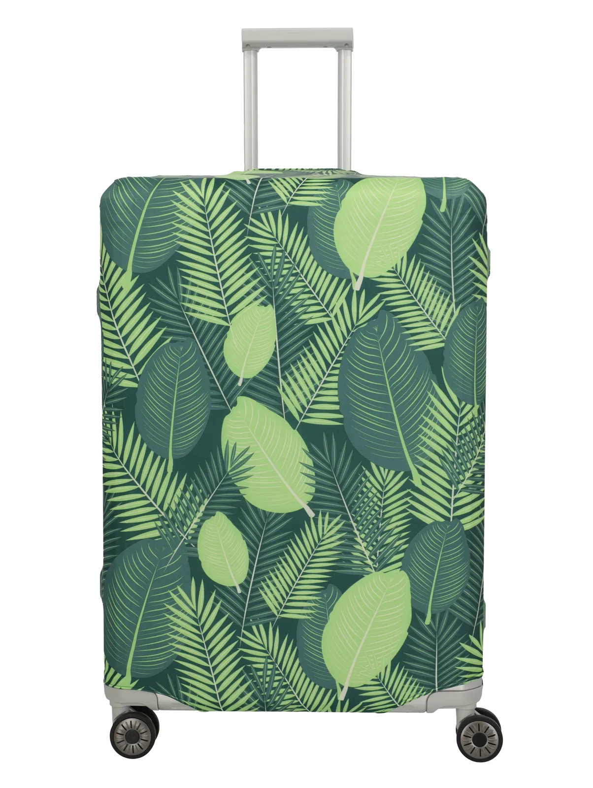 travelite  Kofferhülle L in Blätter travelite Kofferhülle L Frontansicht in Blätter