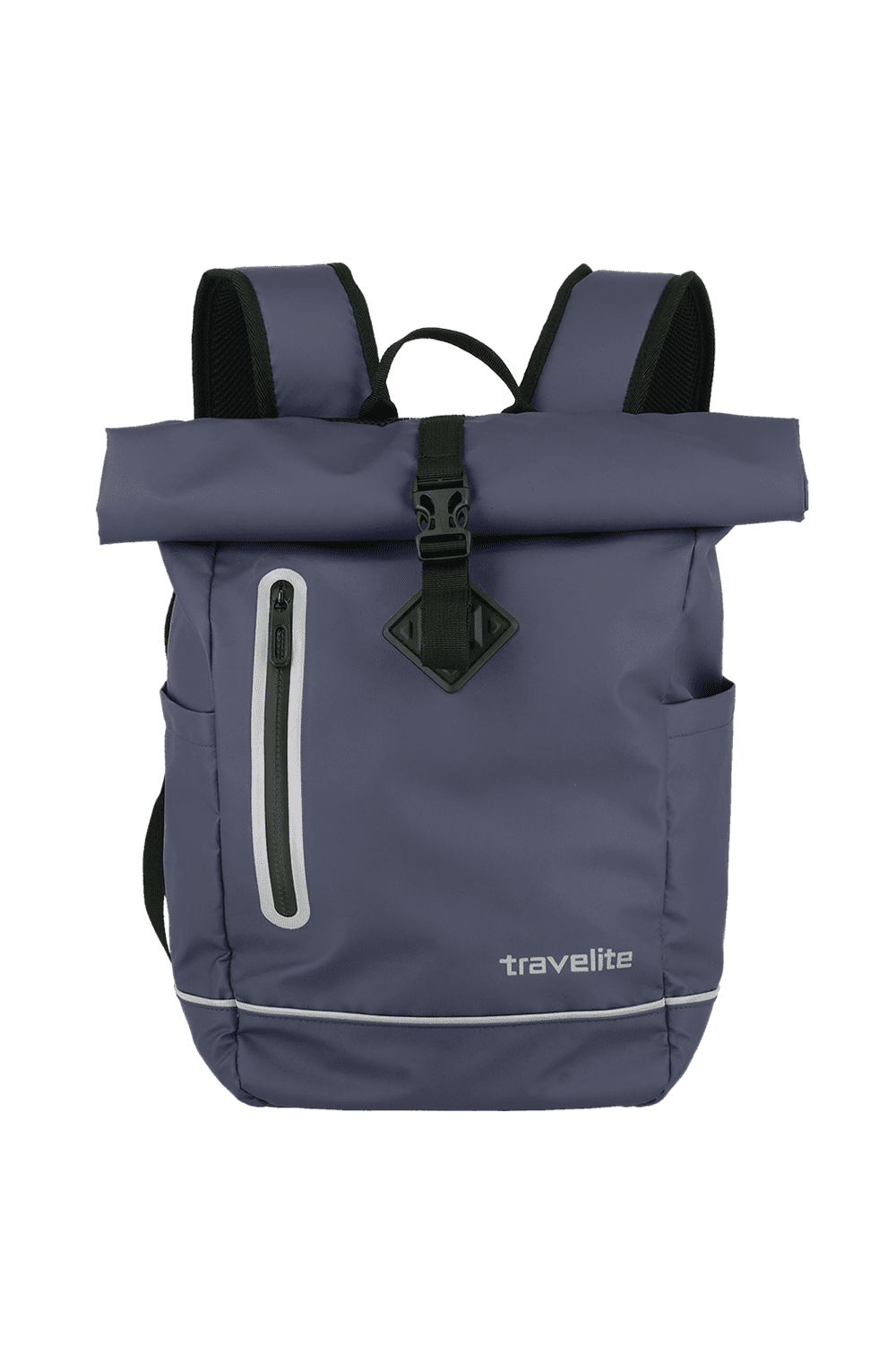 travelite Basics Rollup Rucksack in Blau