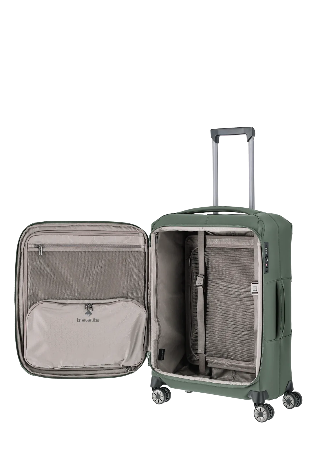 oliver Priima Weichgepäck Koffer geöffnet von travelite Größe M
