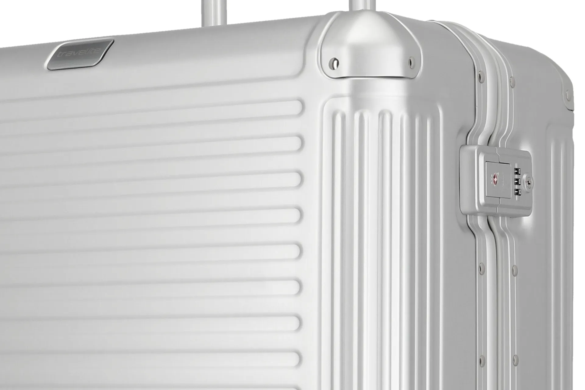 Next von travelite in Silber Material Nahaufnahme travelite Next in Silber Nahaufnahme Material