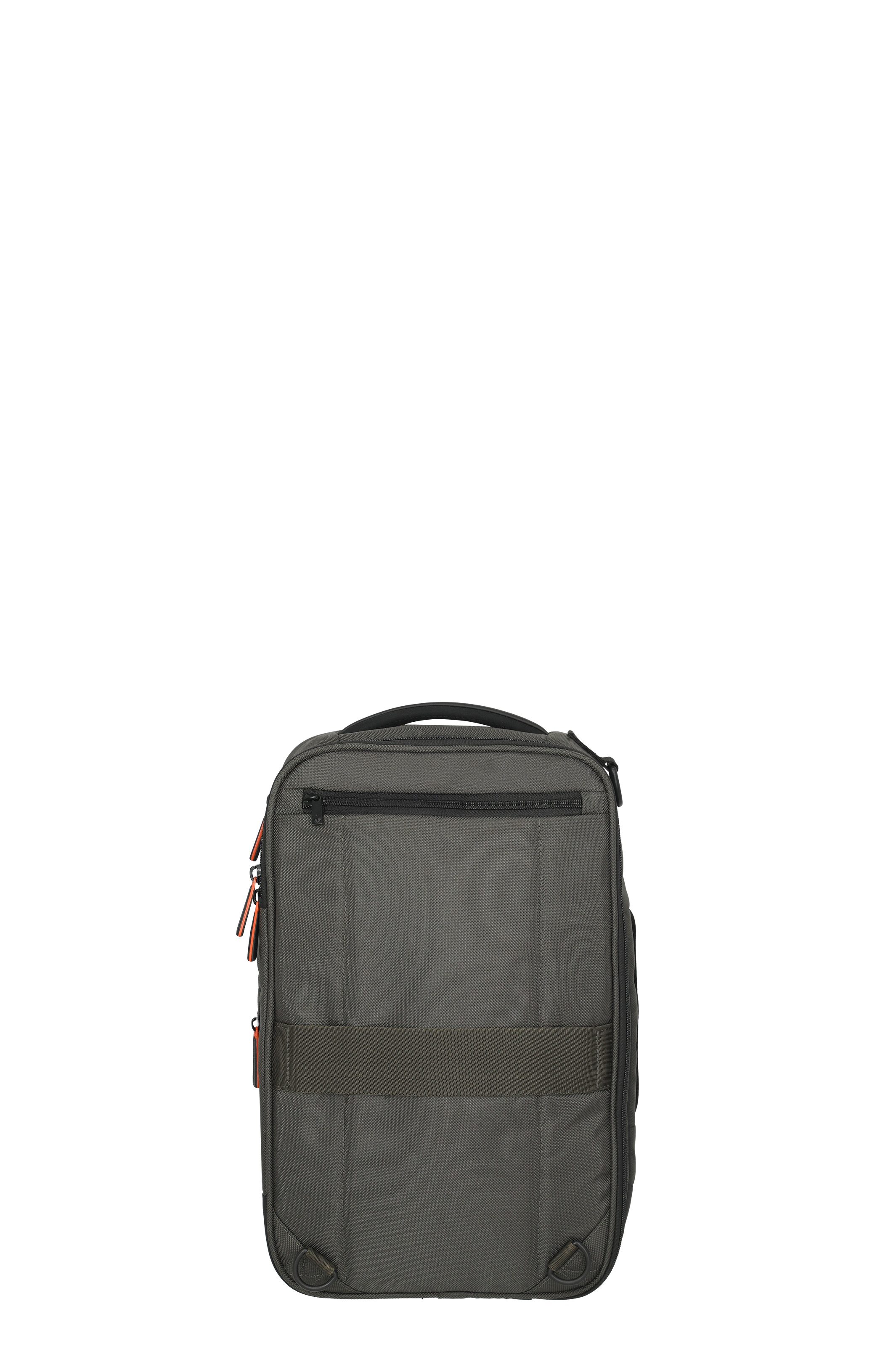 Robuste graue Rucksack-Tasche mit Frontfach und Tragegriff