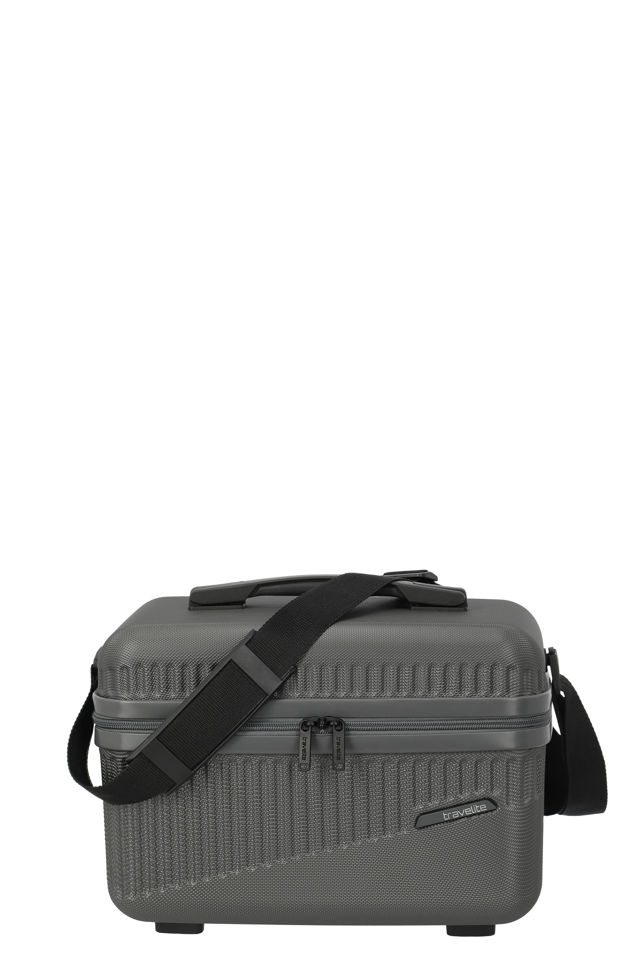 Un travelite Beautycase de la série Bali vue de face en anthracite