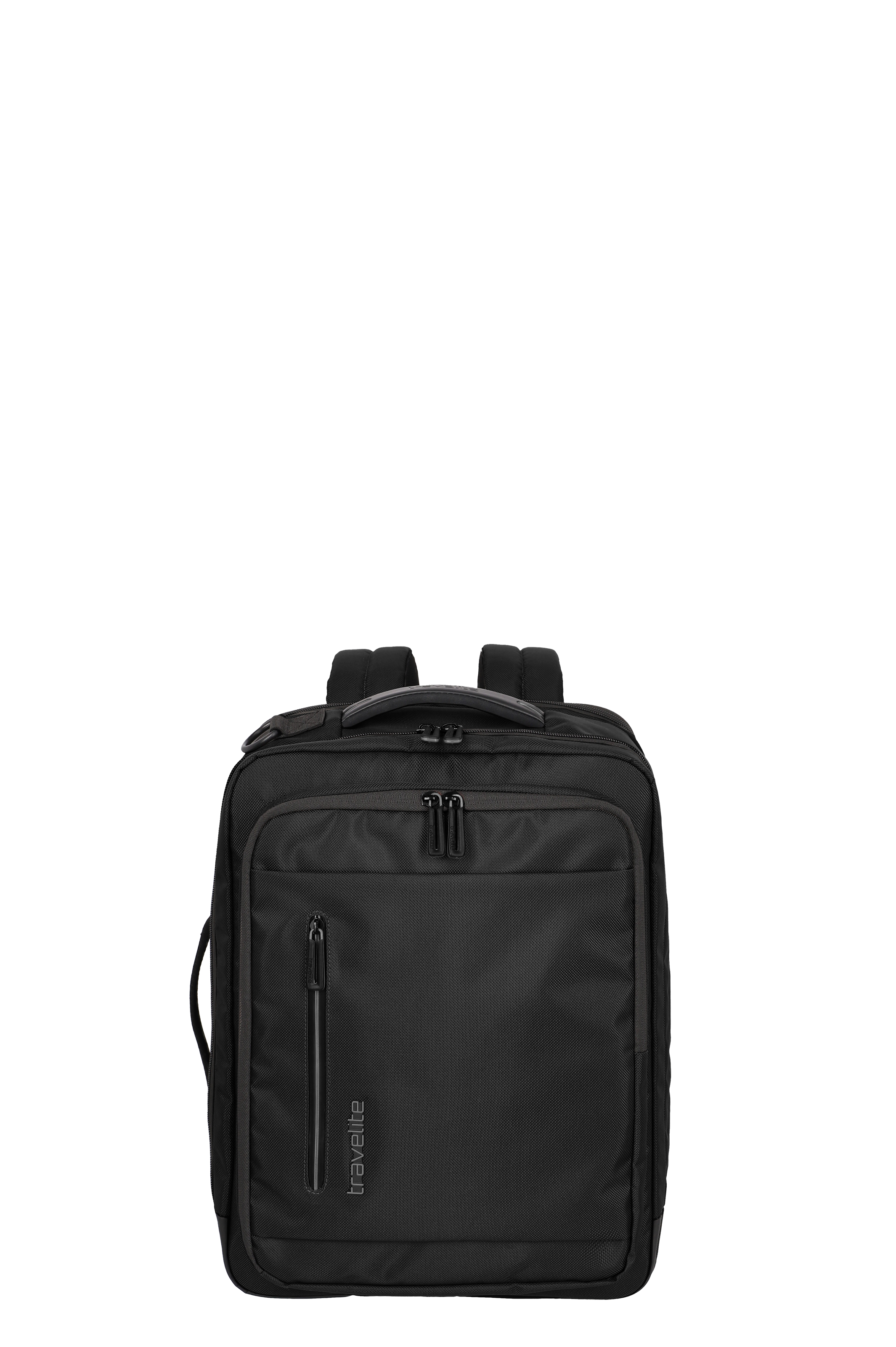 Travelite Rucksack schwarz – Business- und Laptop-Rucksack mit mehreren Fächern
