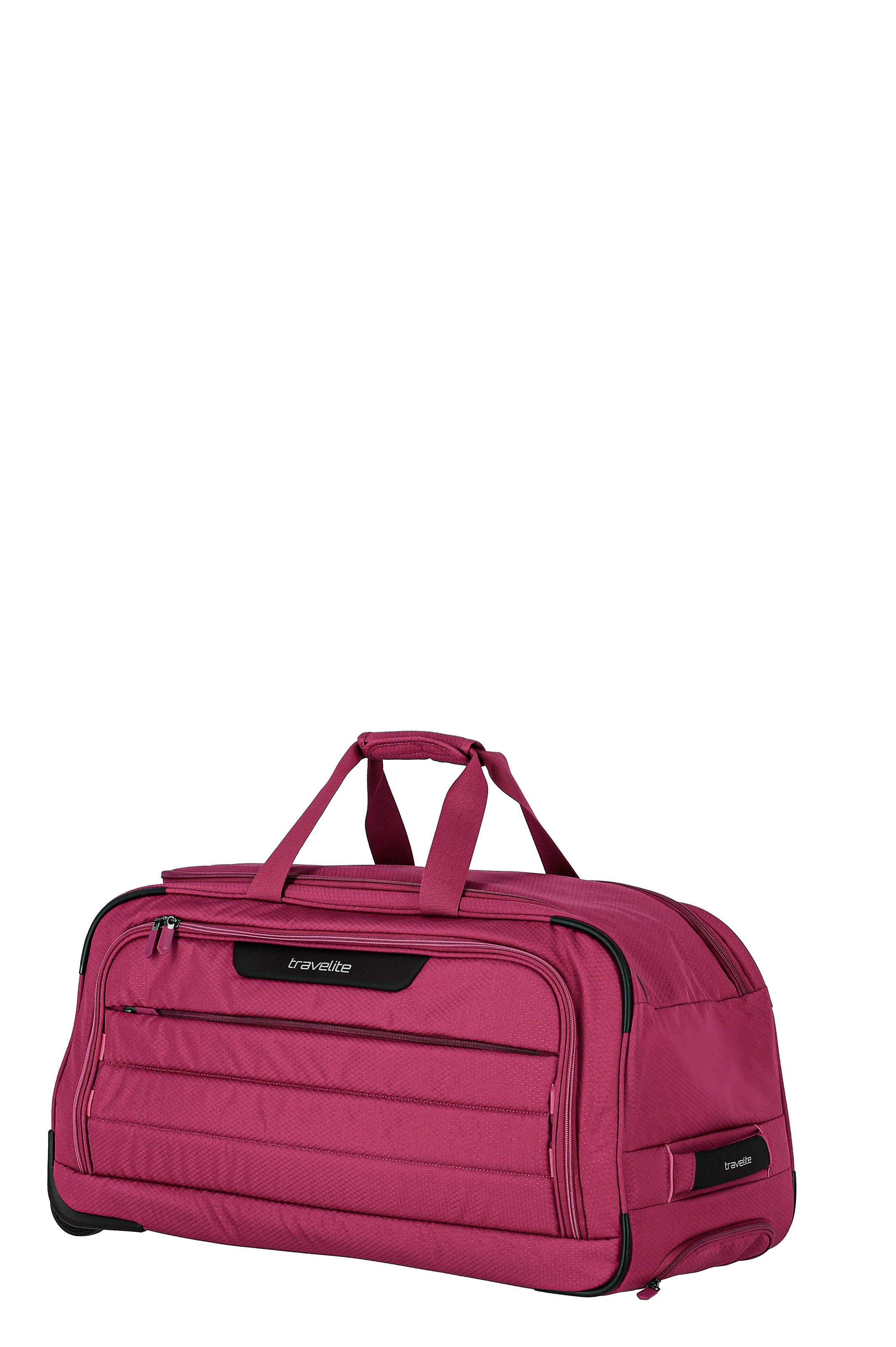 Travelite Reisetasche in Pink – geräumige, leichte und robuste Tasche mit mehreren Fächern