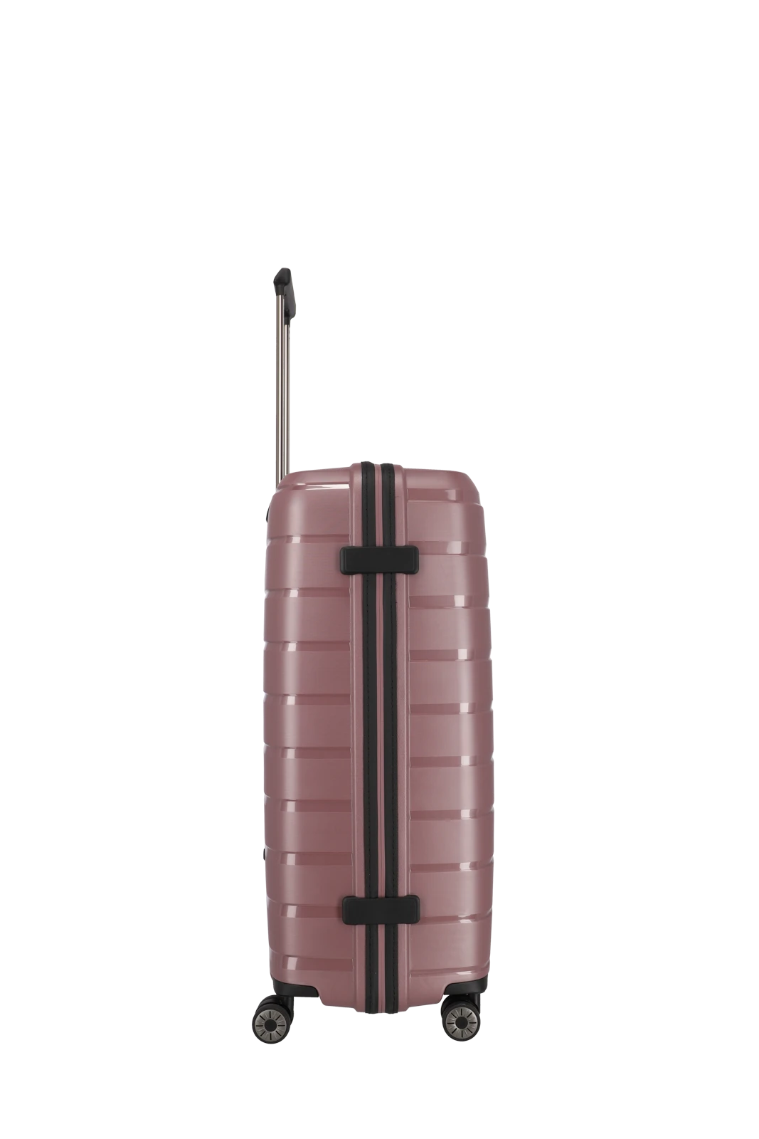 travelite AirBase Koffer von der Seite in Flieder Größe L