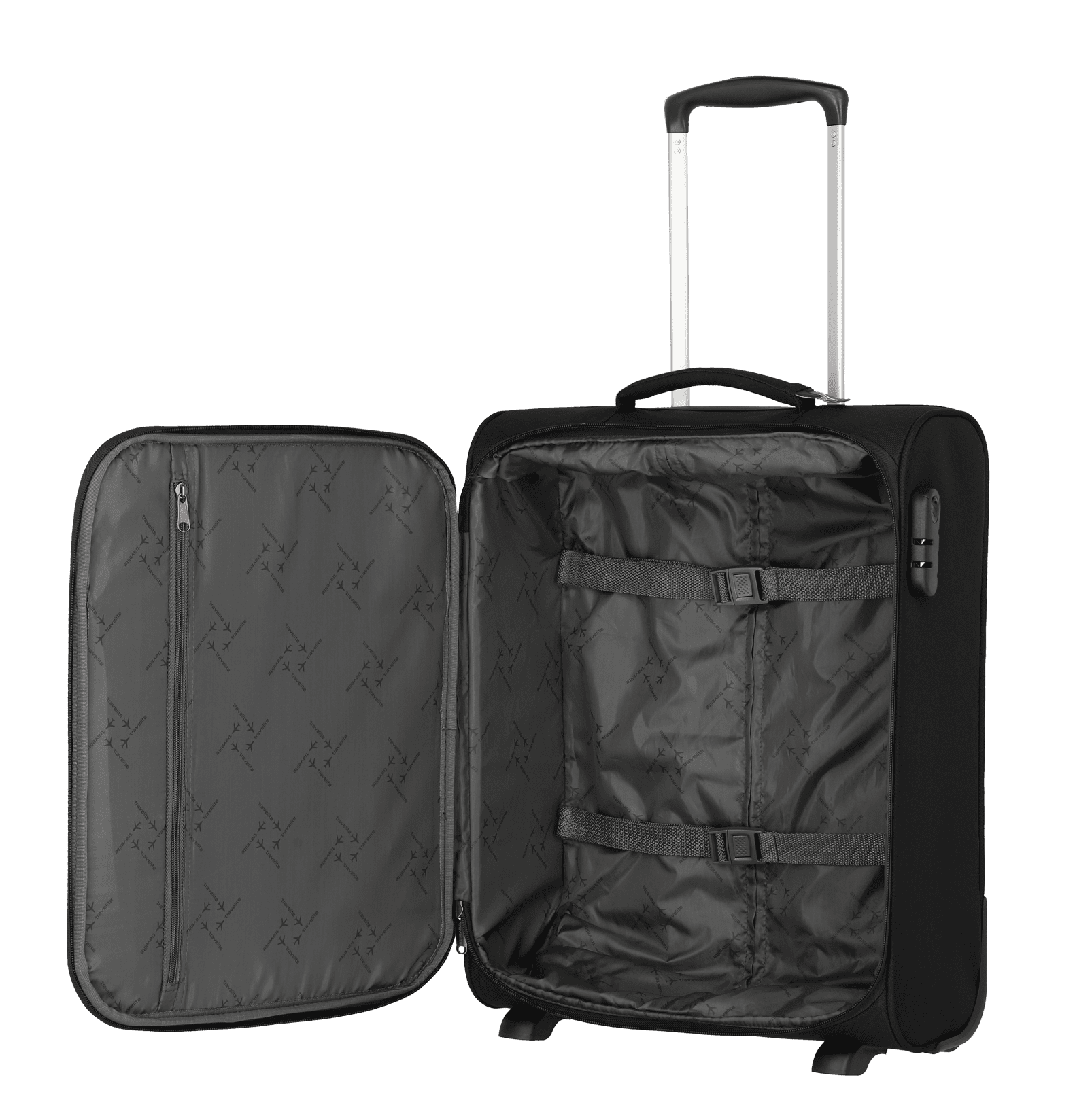 travelite Cabin Koffer S 55cm schwarz