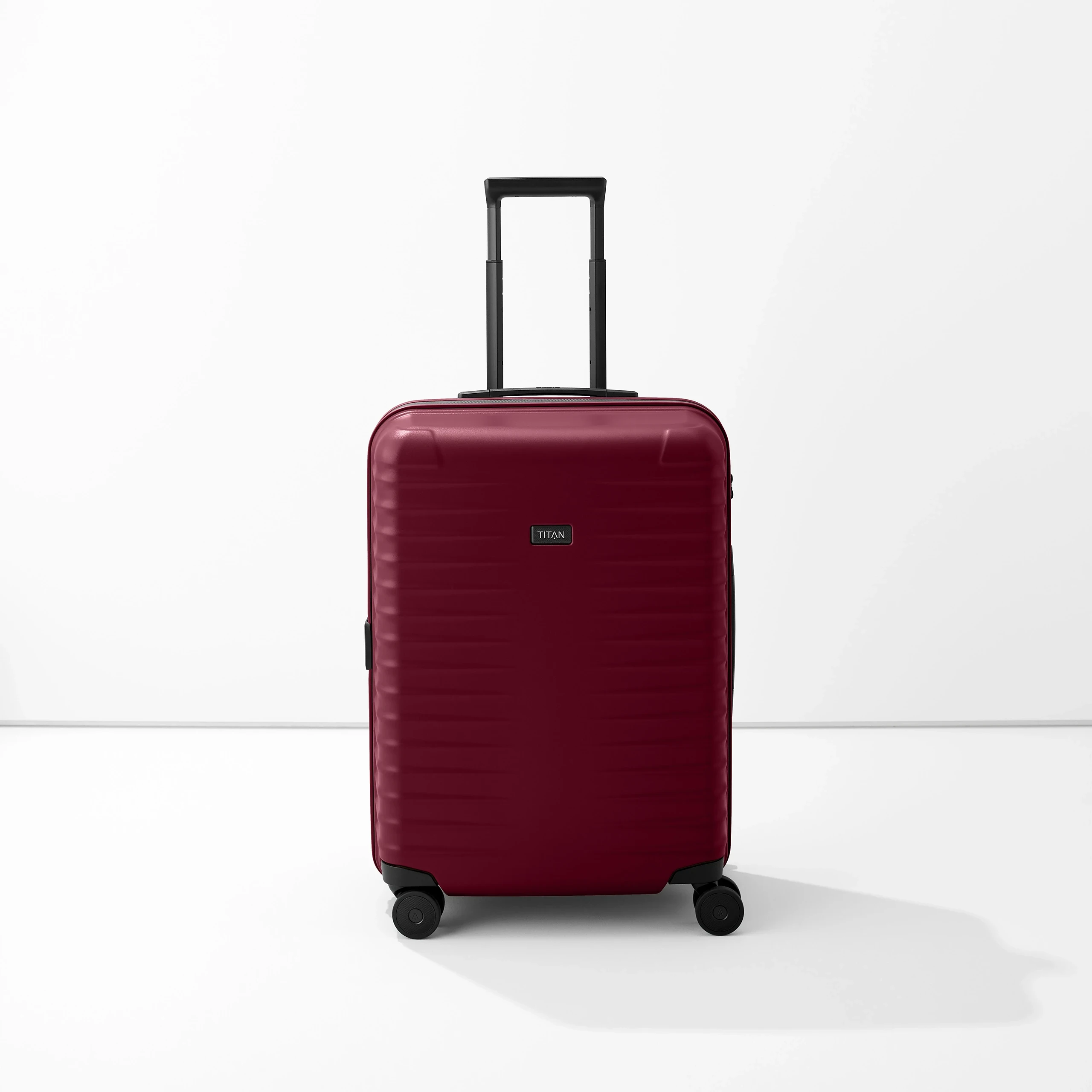 Trolley TITAN UPGRADE de 4 ruedas M de policarbonato en Emberwood Red