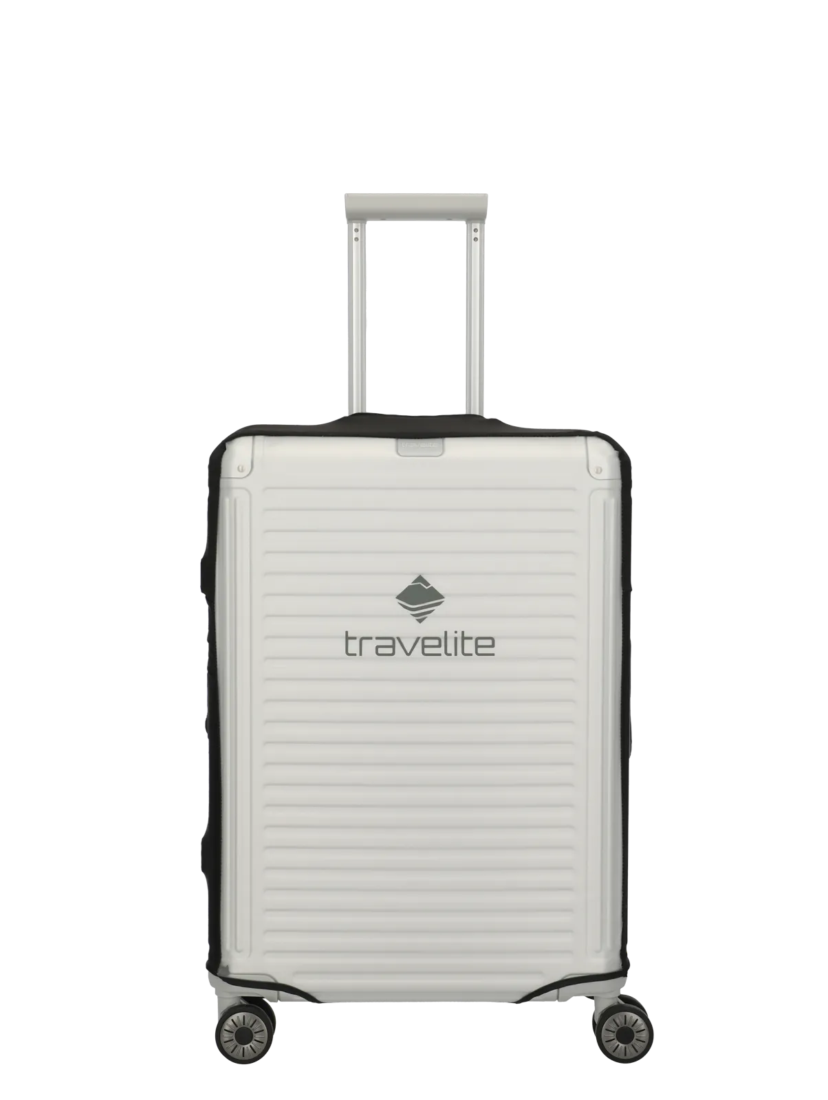 travelite  Kofferhülle M in transparent travelite Kofferhülle M Frontansicht in transparent