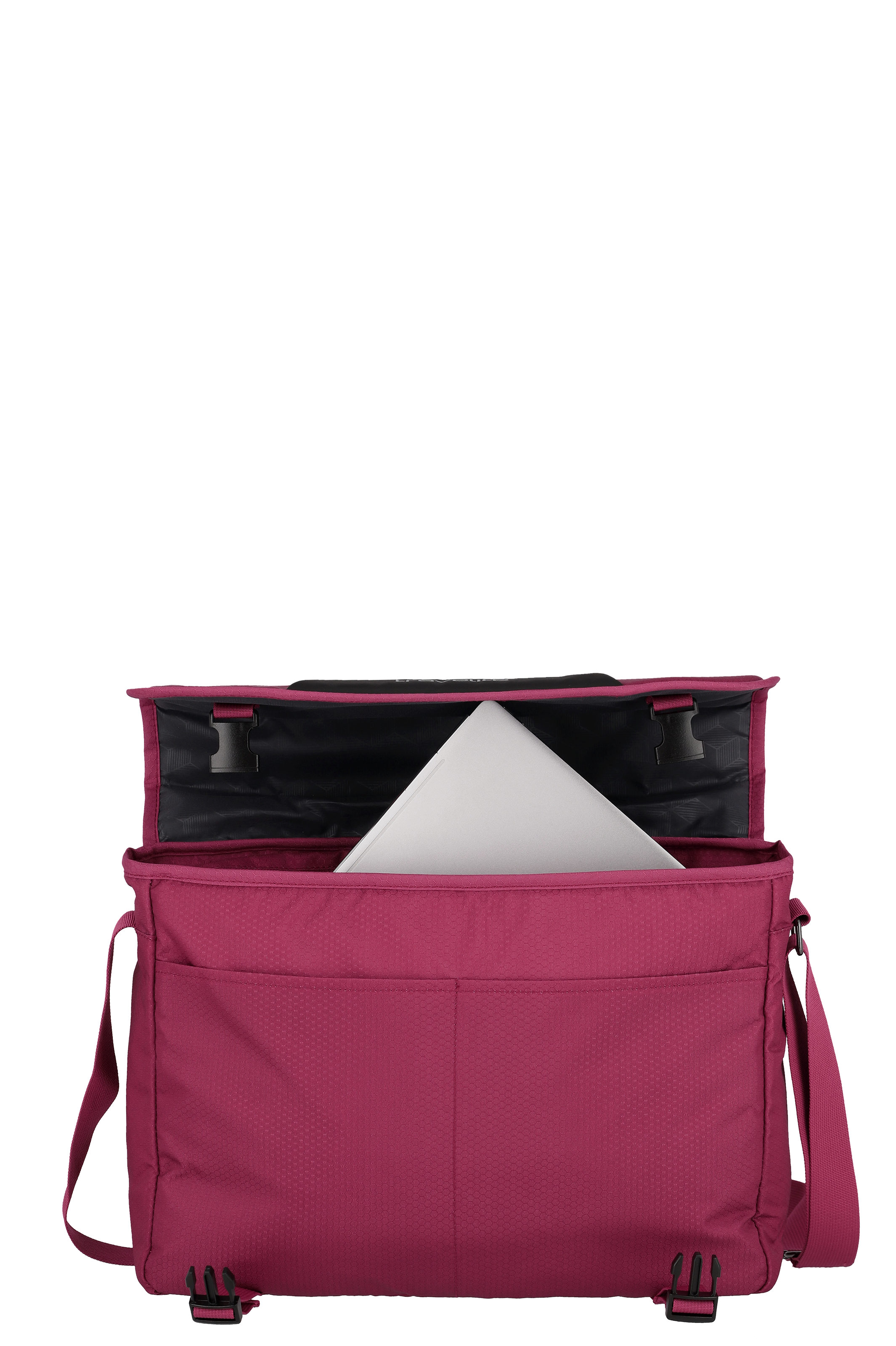Bordeauxrote Umhängetasche mit Laptopfach – ideal für Schule, Arbeit und Freizeit