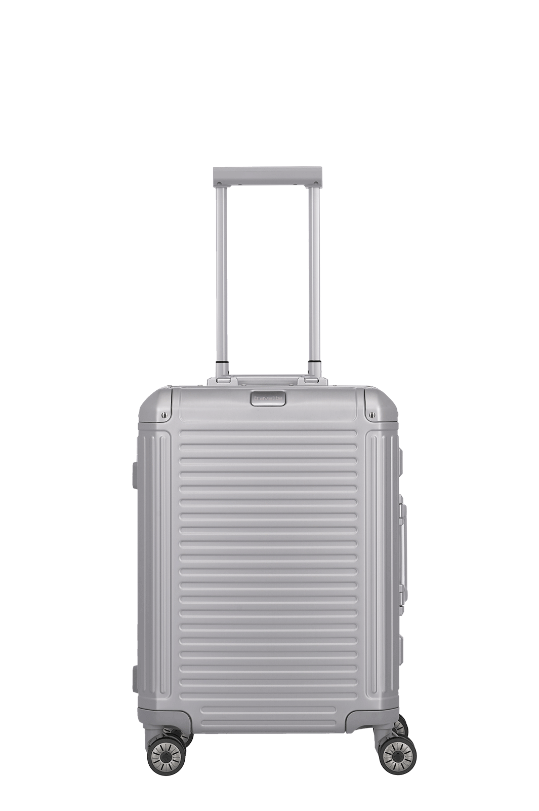 travelite Next Aluminiumkoffer Größe S (55 cm) in Silber