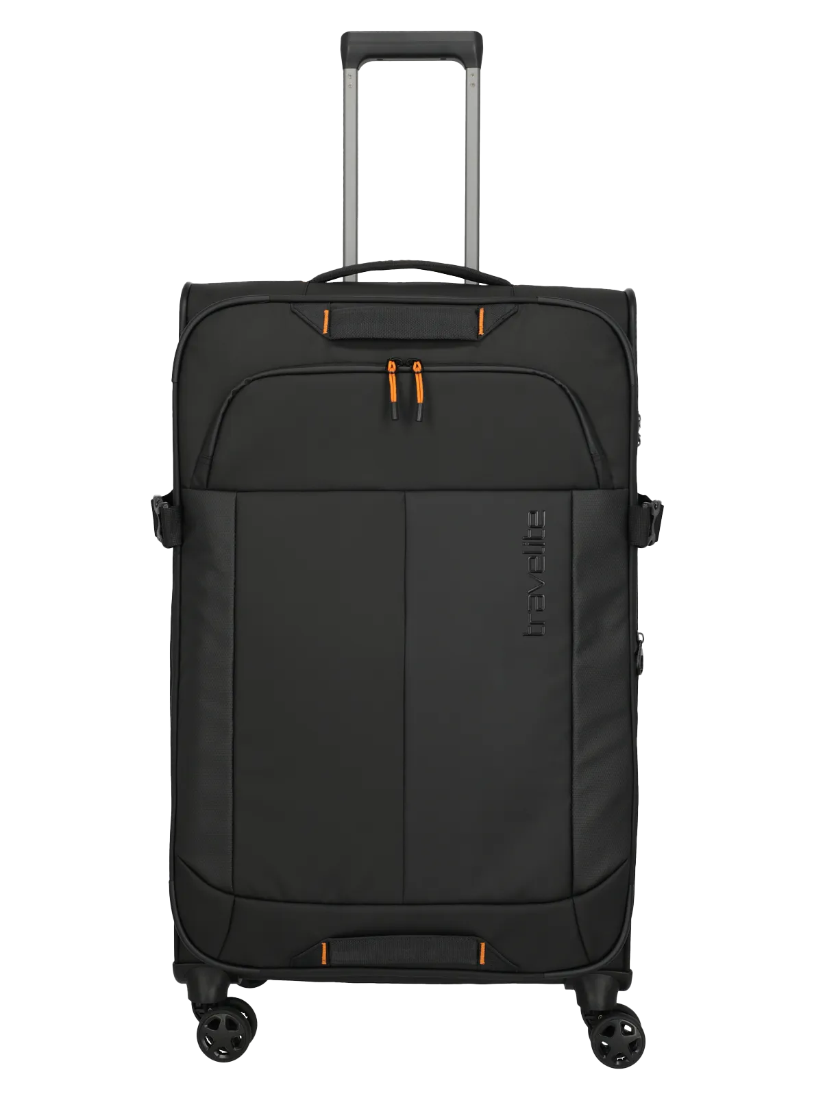 travelite Briize Koffer L schwarz Ein travelite Koffer der Serie Briize Größe L 78cm Frontansicht in schwarz