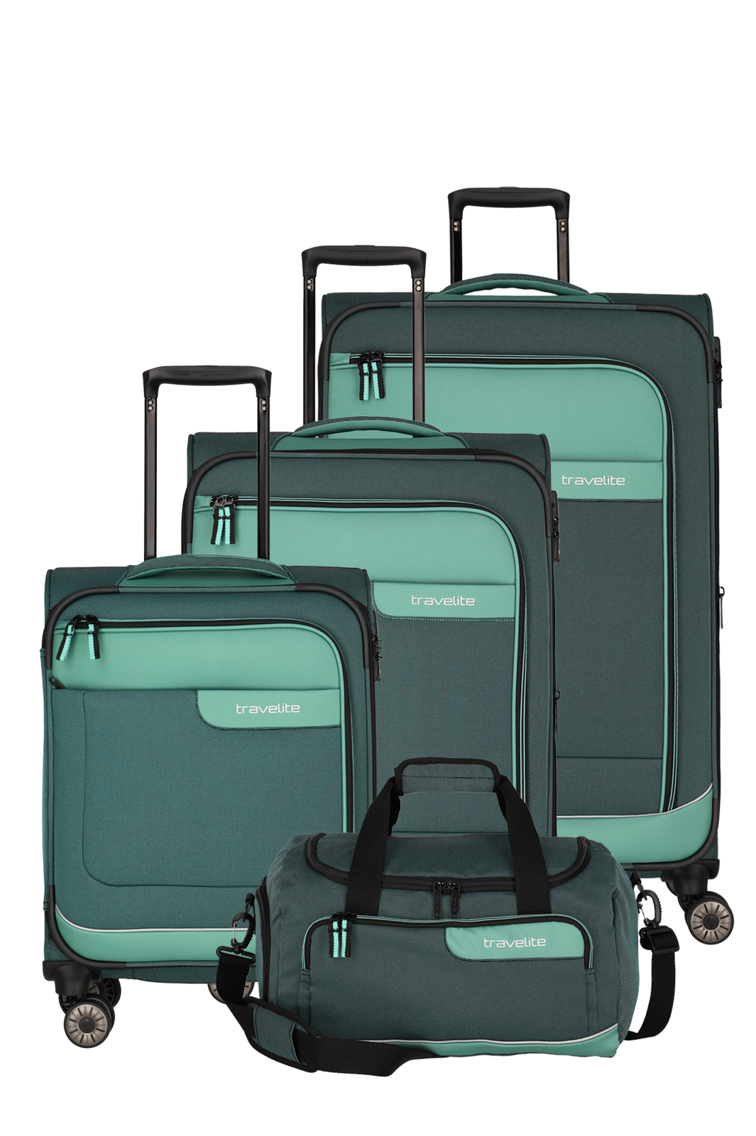 eukalyptus Viia Weichgepäck Koffer Set 4-teilig von travelite 