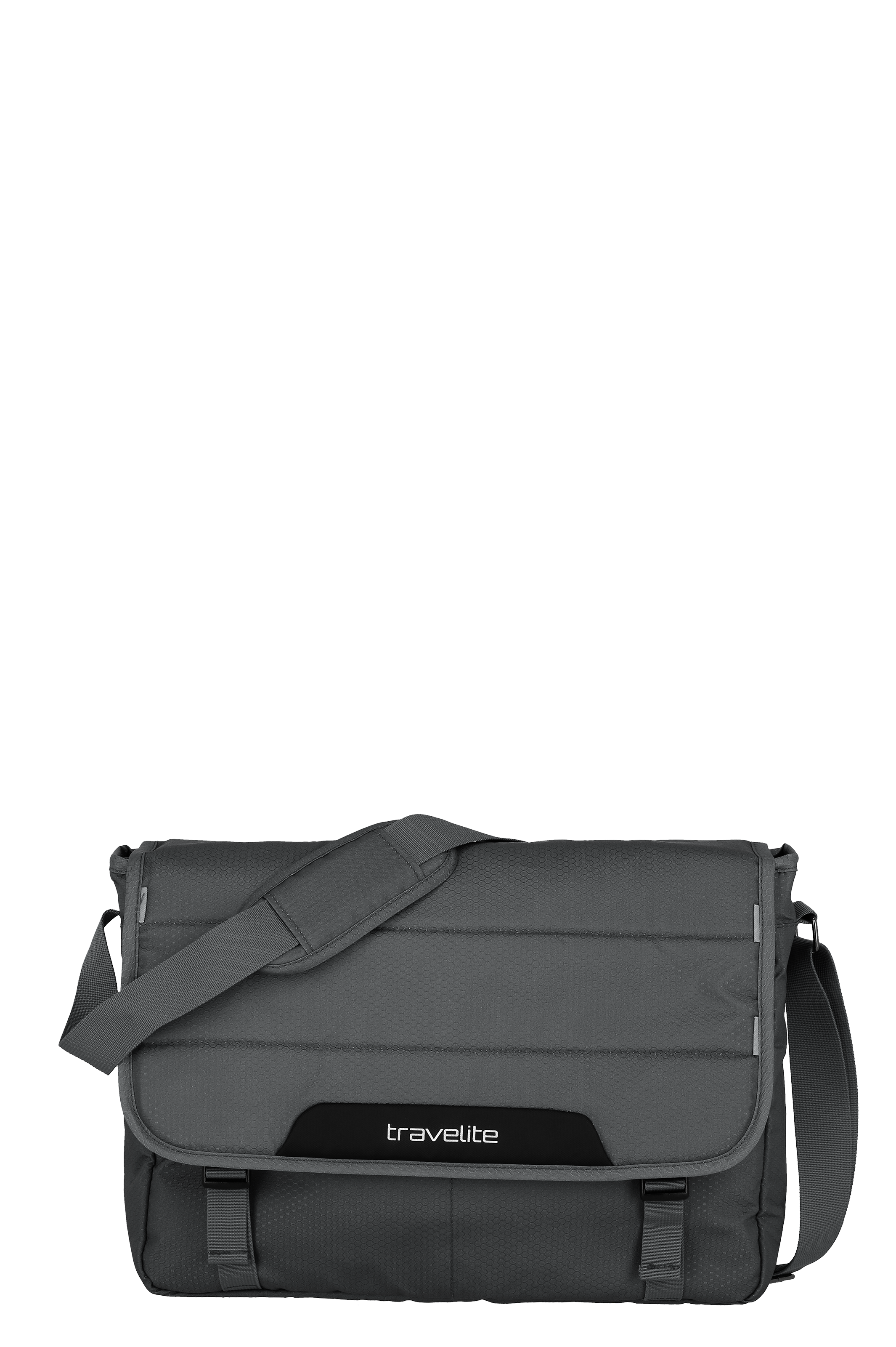 Travelite Umhängetasche in Grau – Robuste Messenger Bag für Alltag und Büro Graue Travelite Umhängetasche mit verstellbarem Schultergurt, ideal für Beruf, Freizeit oder Reisen