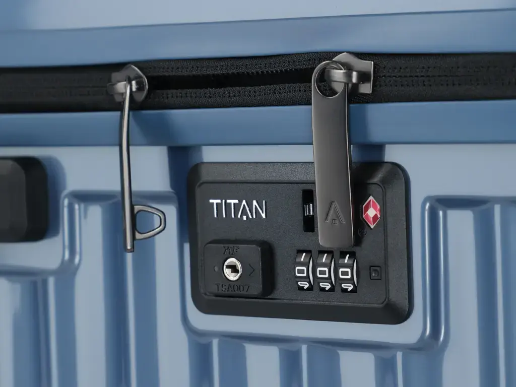TSA Schloss am TITAN Koffer