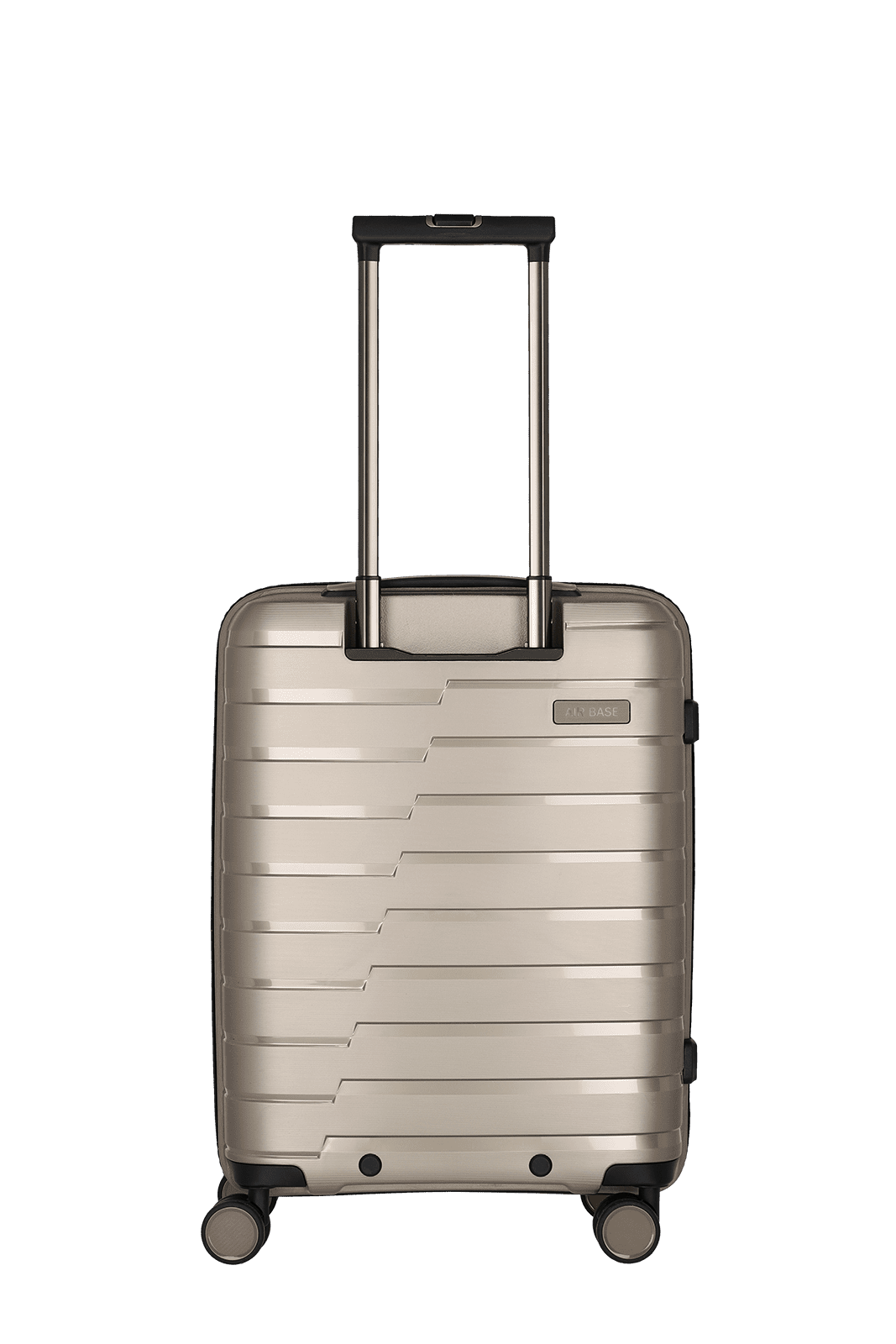 travelite AirBase Koffer von hinten in champagner Größe S+